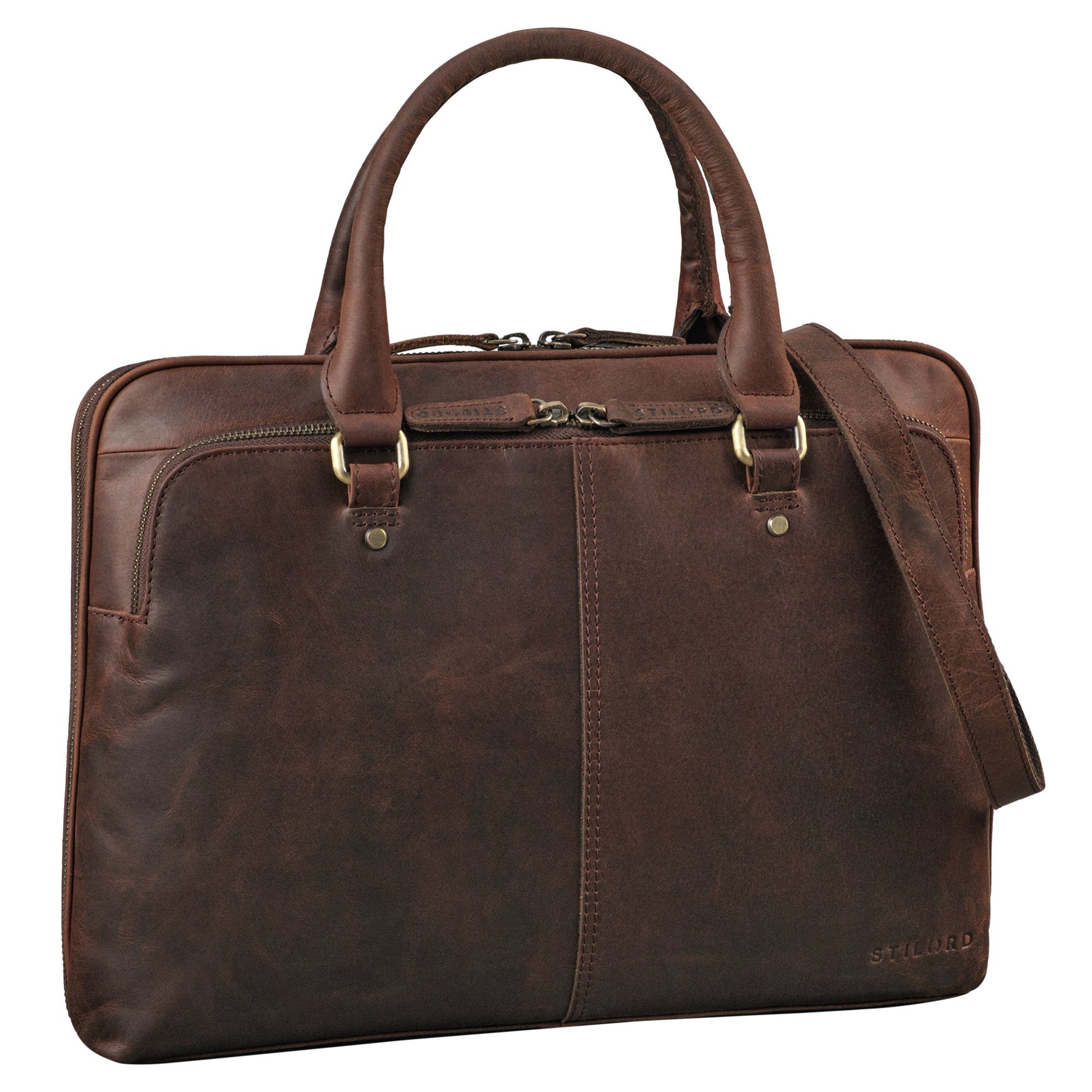 STILORD Laptoptasche "Celine" Schmale Businesstasche 13,3 Zoll