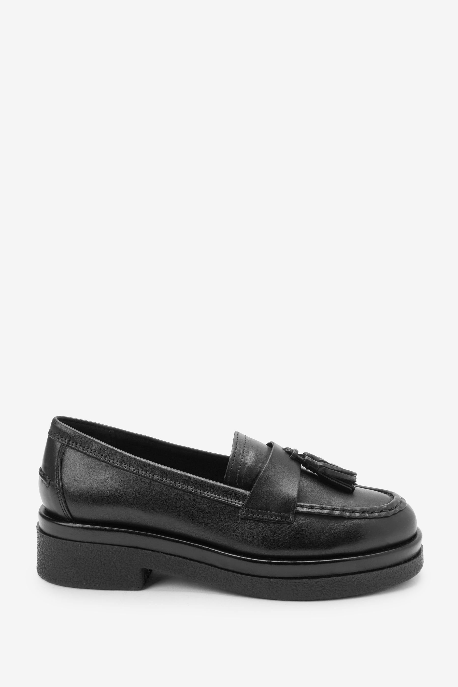 Comfort® Loafer (1-tlg) Forever mit Doppelsohle Next Quasten + Black Loafer