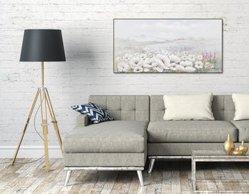 KUNSTLOFT Gemälde Field of Scent 120x60 cm, Leinwandbild 100% HANDGEMALT Wandbild Wohnzimmer