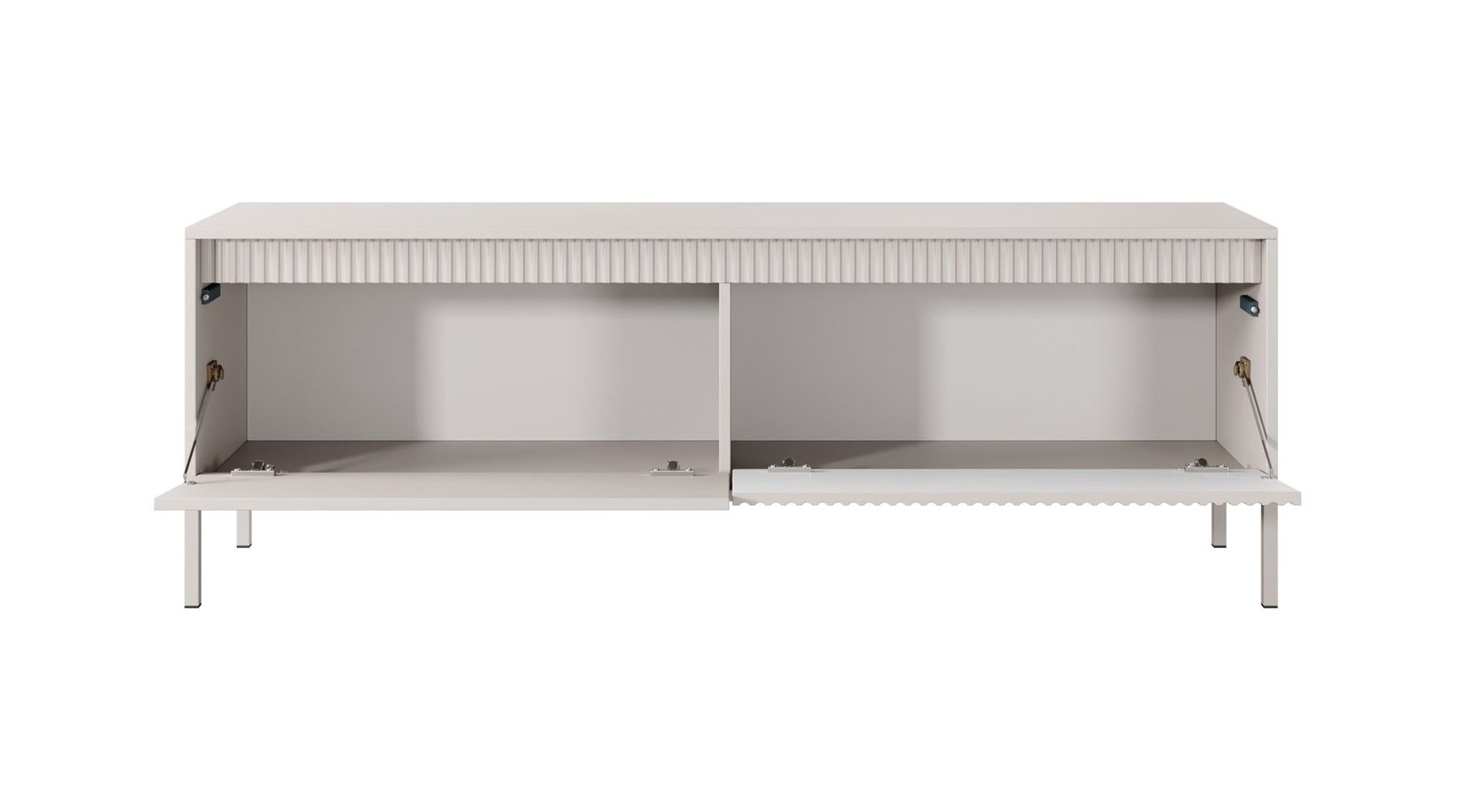 Feldmann-Wohnen Lowboard Senso (Senso, 1 St., Sideboard), 154x40x54cm beige Grifflos