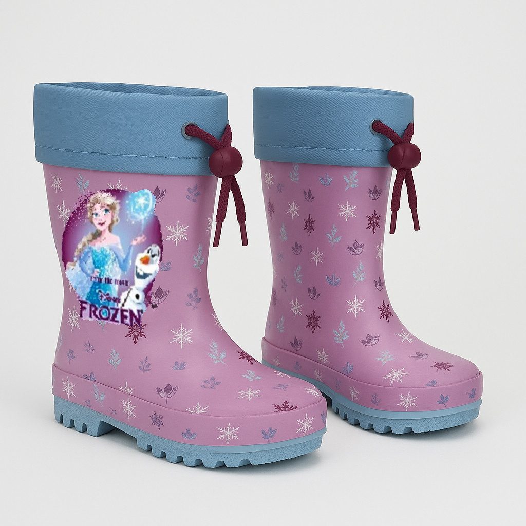 Textiel Trade B.V. Disney Die Eiskönigin – Mädchen Regenstiefel mit Motivdruck Gummistiefel