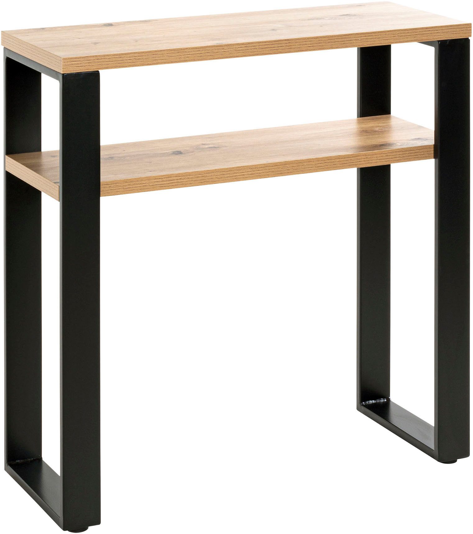 HAKU Konsolentisch Beistelltisch (1-St), rechteckig - aus MDF Braun B/T/H 70/28/75 cm