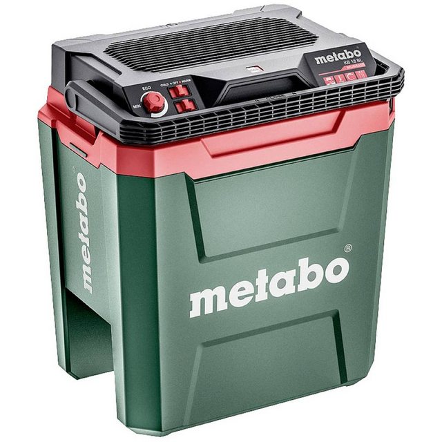 metabo Elektrische Kühlbox KB18 BL solo 24 L Akku-Kühlbox grün/rot ohne Akku Warmhaltefunktion