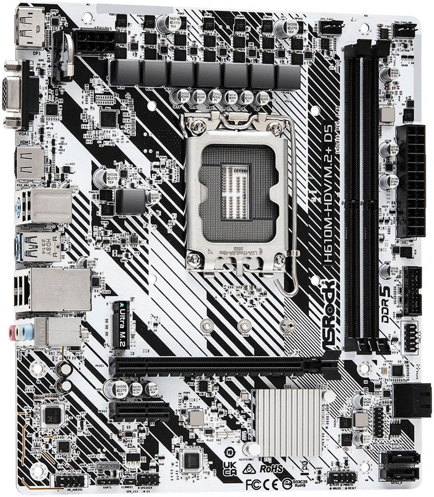 Asrock H610M-HDV/M.2+ D5 Mainboard