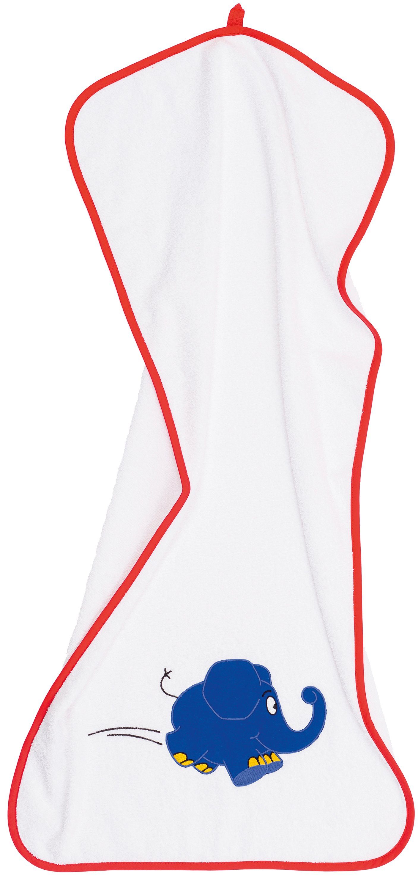 Smithy Handtuch blauer Elefant für Kinder, 50x100 cm, Frottee (1-St), made in Europe