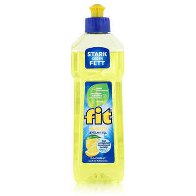 FIT fit Spülmittel Lemon 500ml - Hohe Spülkraft auch im Kaltwasser (1er Pa Geschirrspülmittel