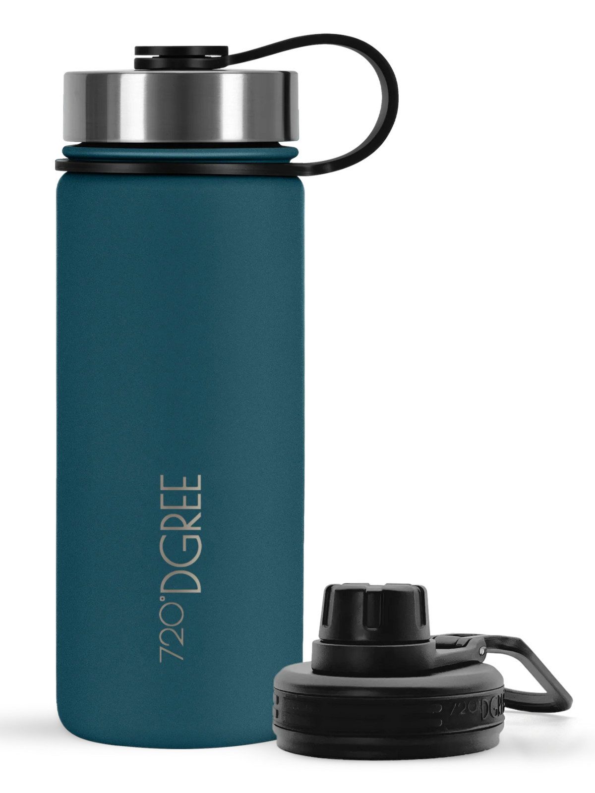 720°DGREE Trinkflasche Isolier Trinkfl. noLimit Edelstahl m. Sportdeckel smar. green 0,5l