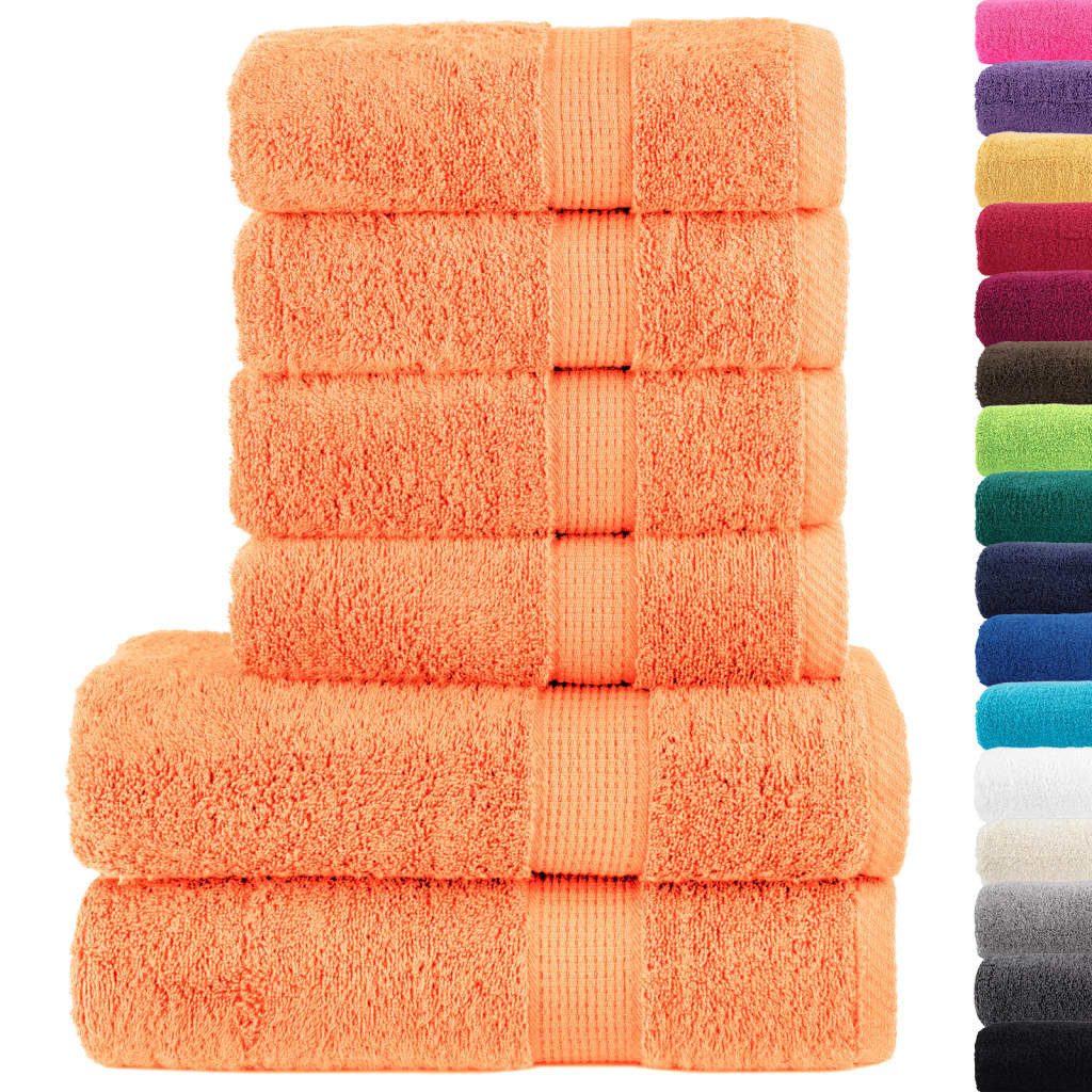 vidaXL Handtuch 6 tlg. Premium-Handtuch-Set SOLUND günstig online kaufen