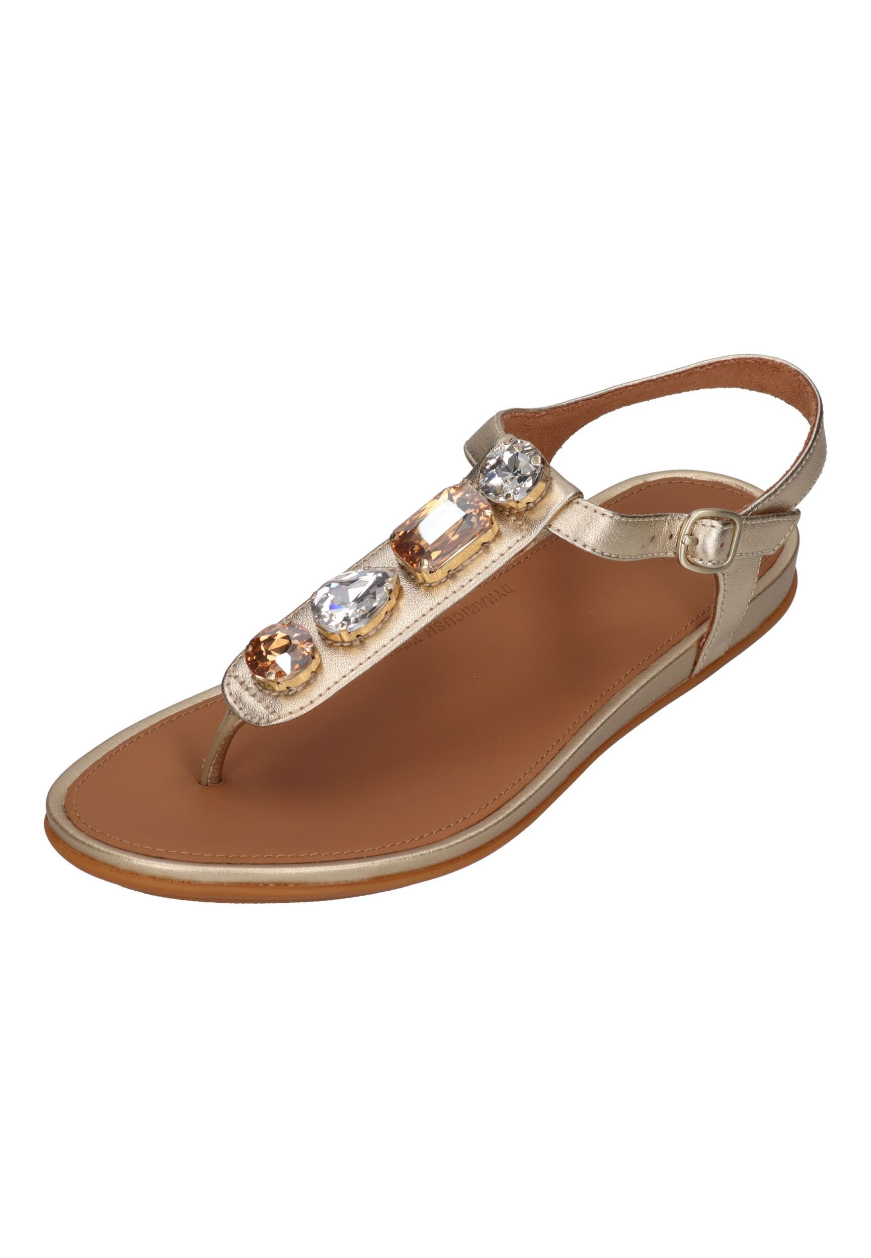 GRACIE ULTRA-JEWEL LEATHER T-BAR Sandale