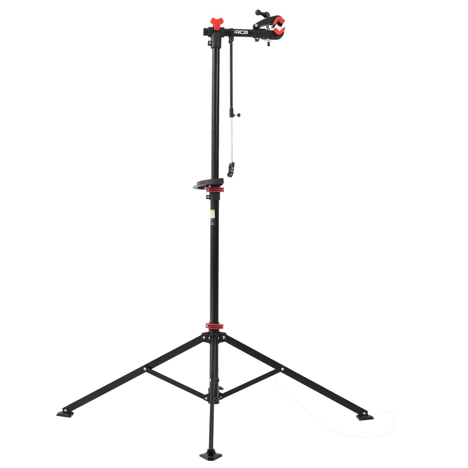 RCB Fahrrad-Montageständer GX2 für 24–29 Zoll Räder mit 360°-Schnellspannklemme & Werkzeugablage (1-tlg)
