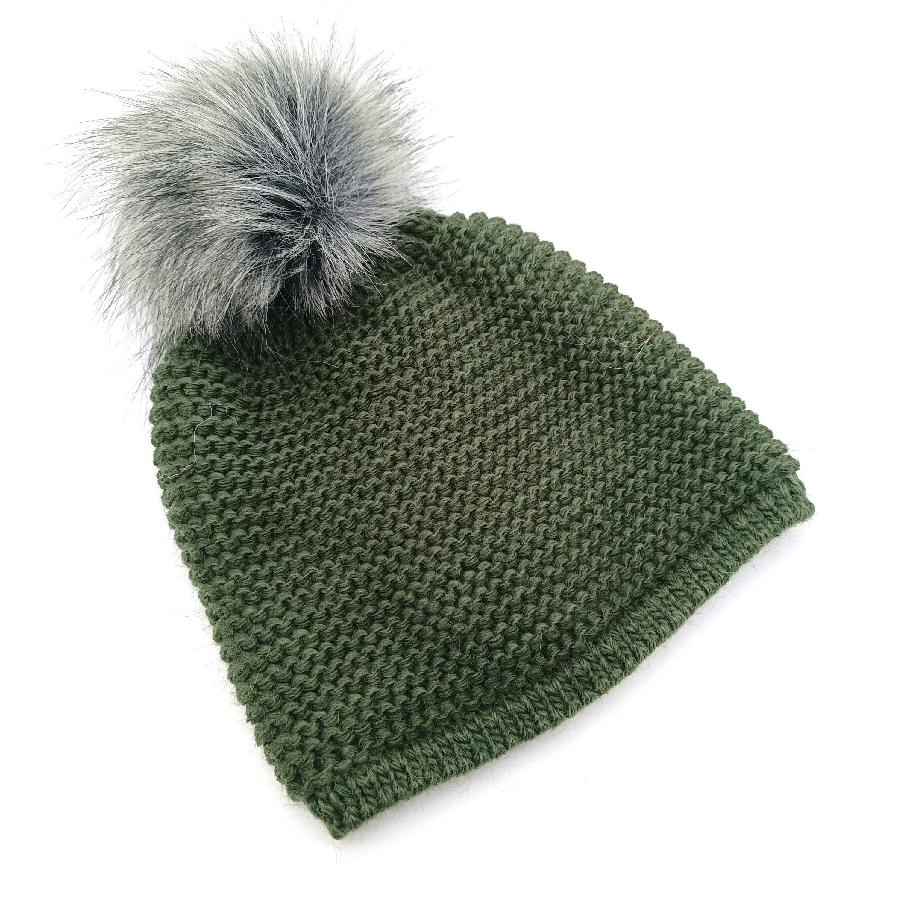 Strickmütze DA - Strickmütze oliv
