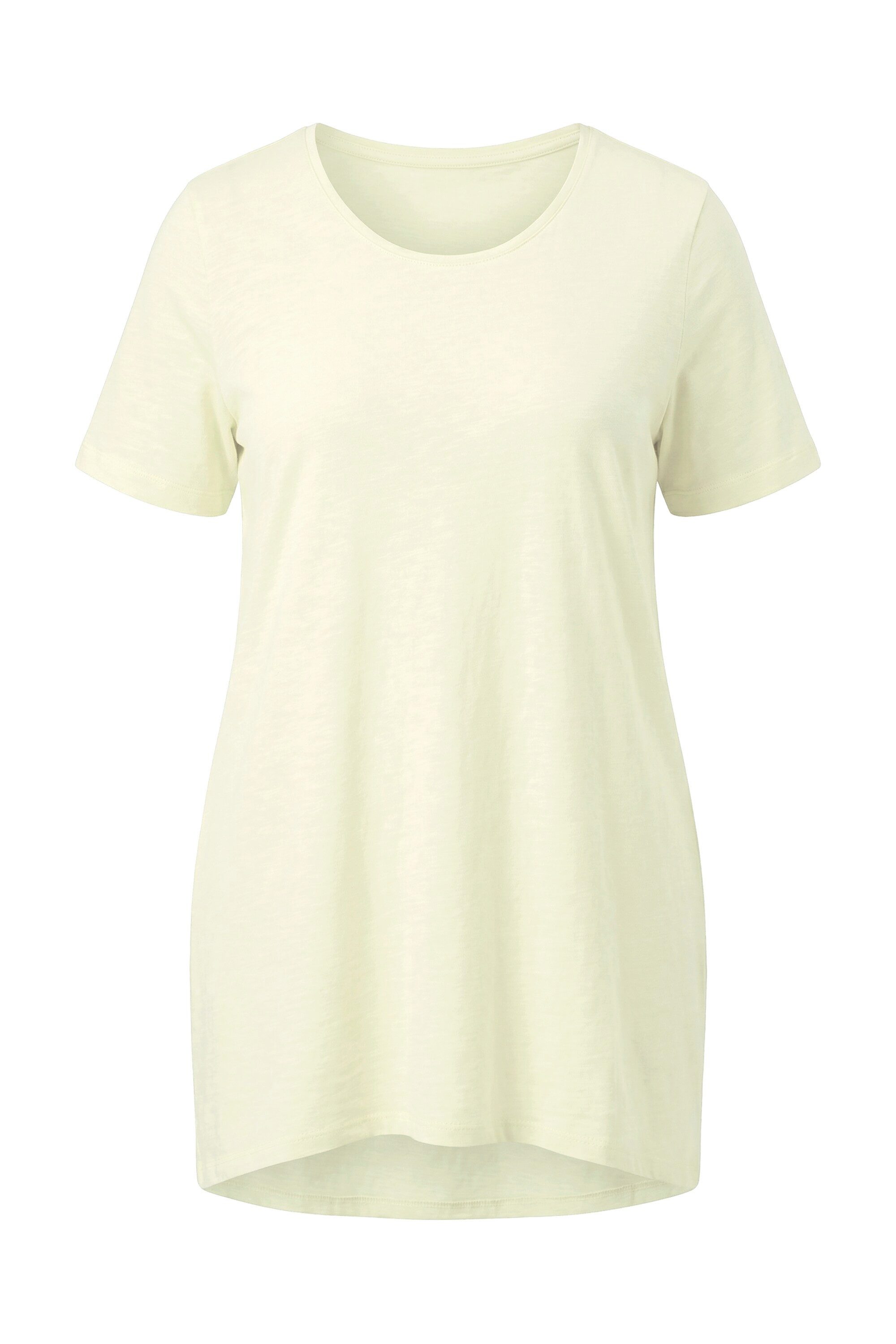 Angel of Style T-Shirt Longshirt Rundhals Halbarm gerundeter Saum
