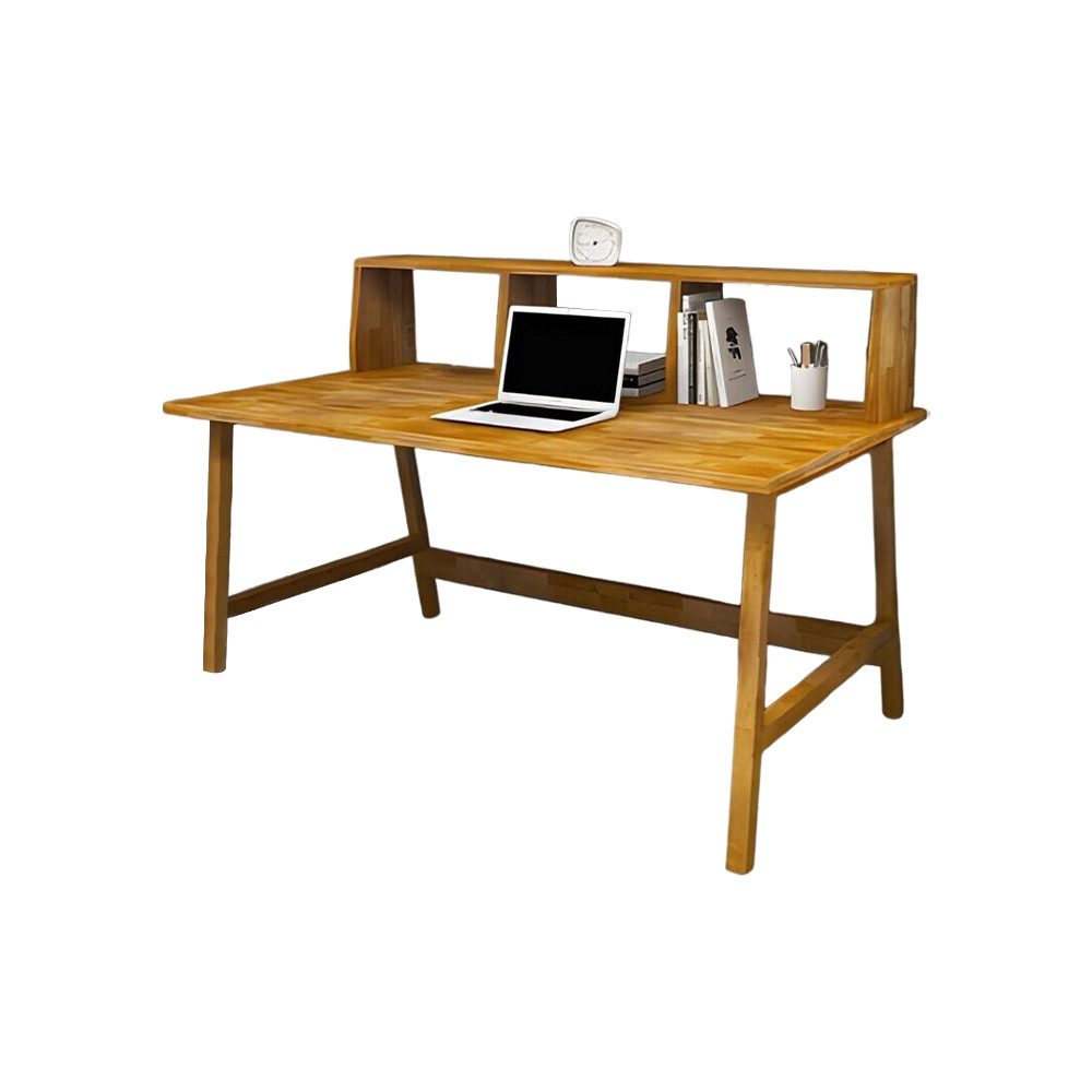 Xlmoebel Computertisch Brauner Holztisch mit Schubladen für elegantes Bürodesign (Computertisch, Computertisch), Hergestellt in Europa