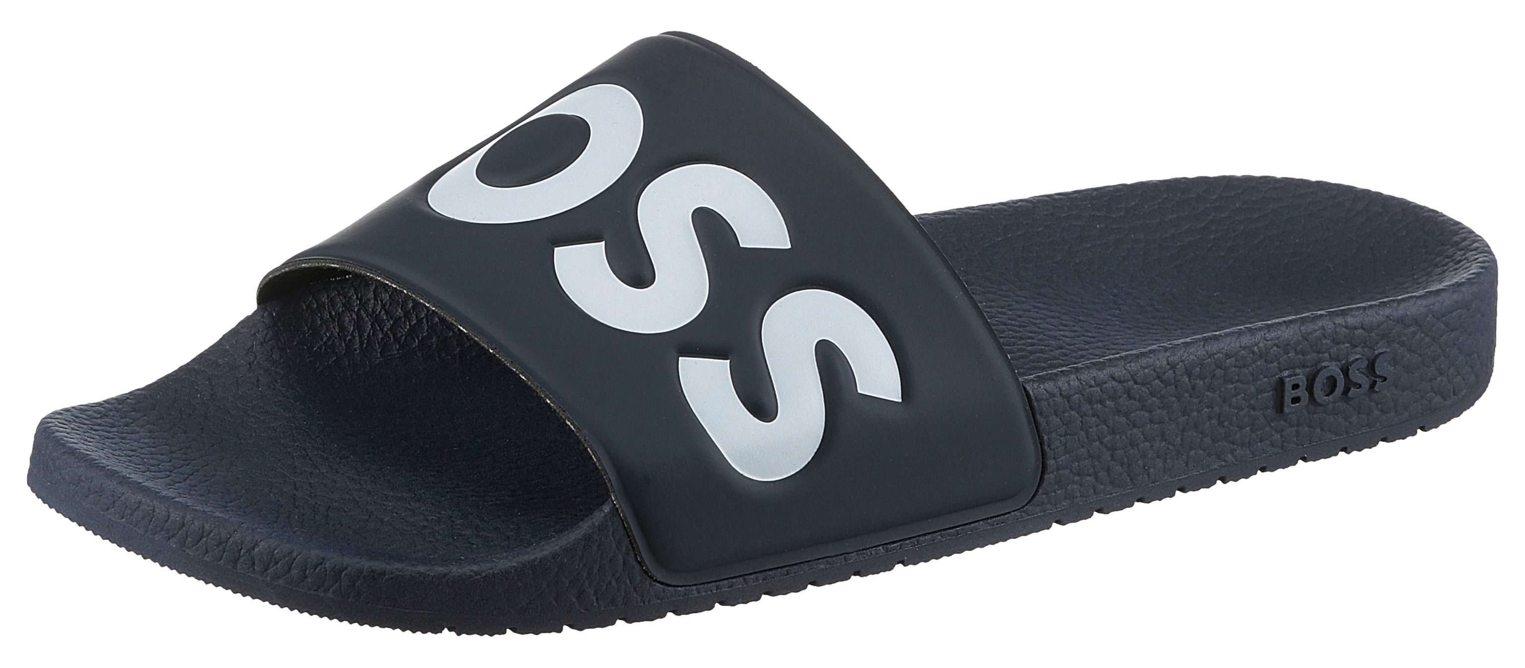 BOSS Aryeh Slid Badepantolette, Poolslides, Schlappen, günstig online kaufen