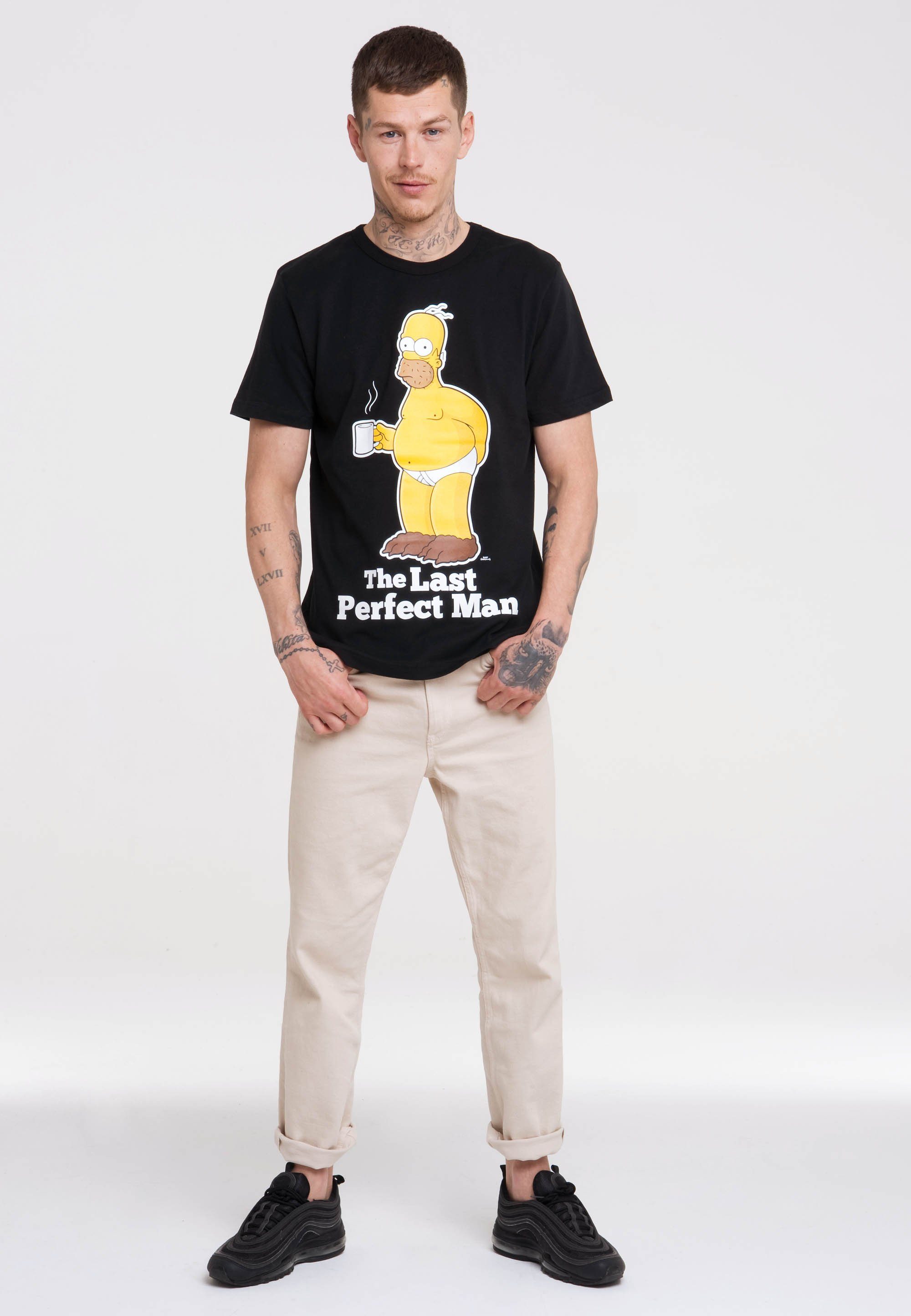 LOGOSHIRT T-Shirt The Simpsons mit lizenziertem Originaldesign