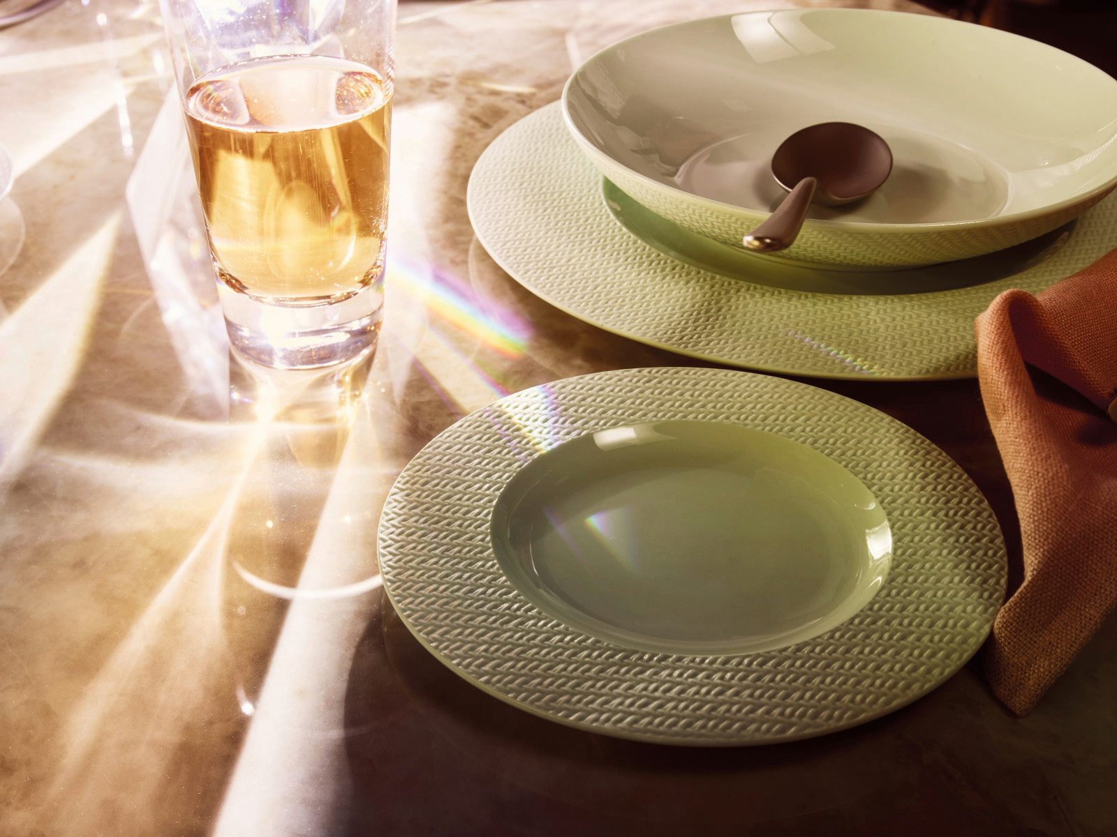 Rosenthal Suppenteller Kumi Mint tone Suppenteller 21cm