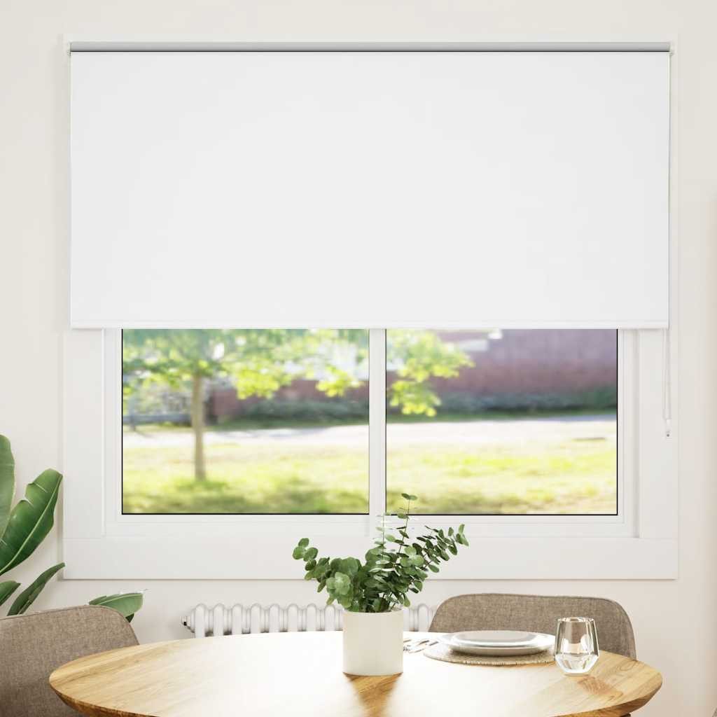 Rollo Verdunkelungsrollo Weiß 155x175 cm Stoffbreite günstig online kaufen