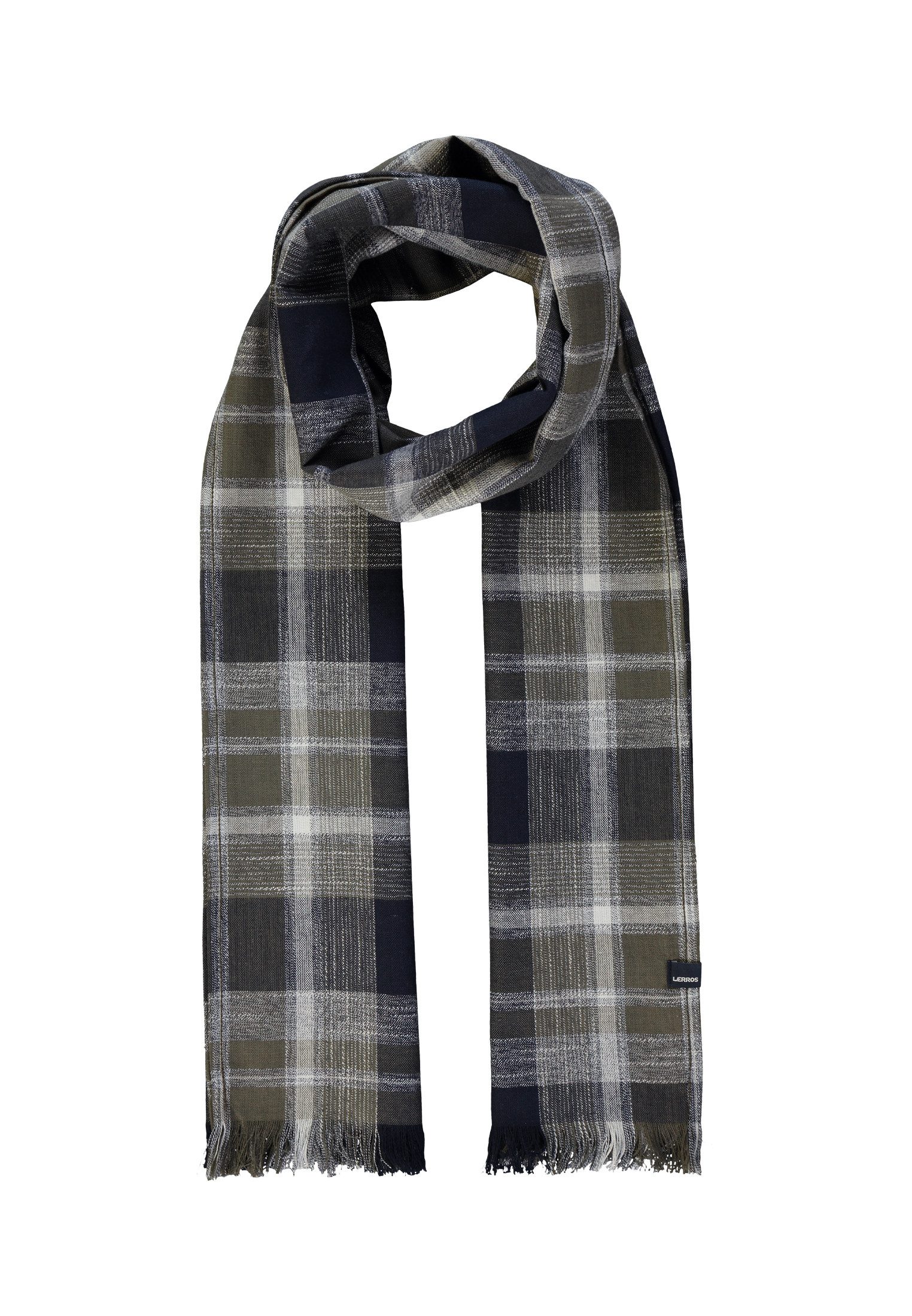 LERROS Schal Karoschal in karierter Baumwollqualität