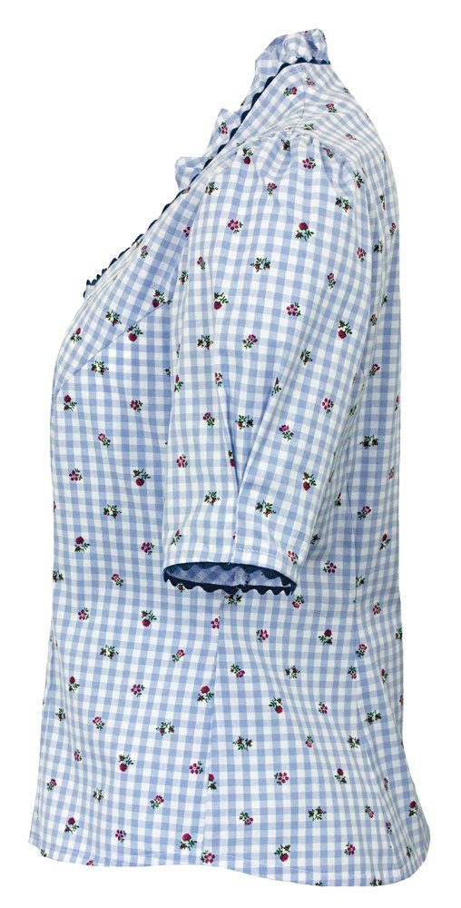 Trachtenland Trachtenbluse Pierre Marcel Damen Blümchen Trachtenbluse Amelie