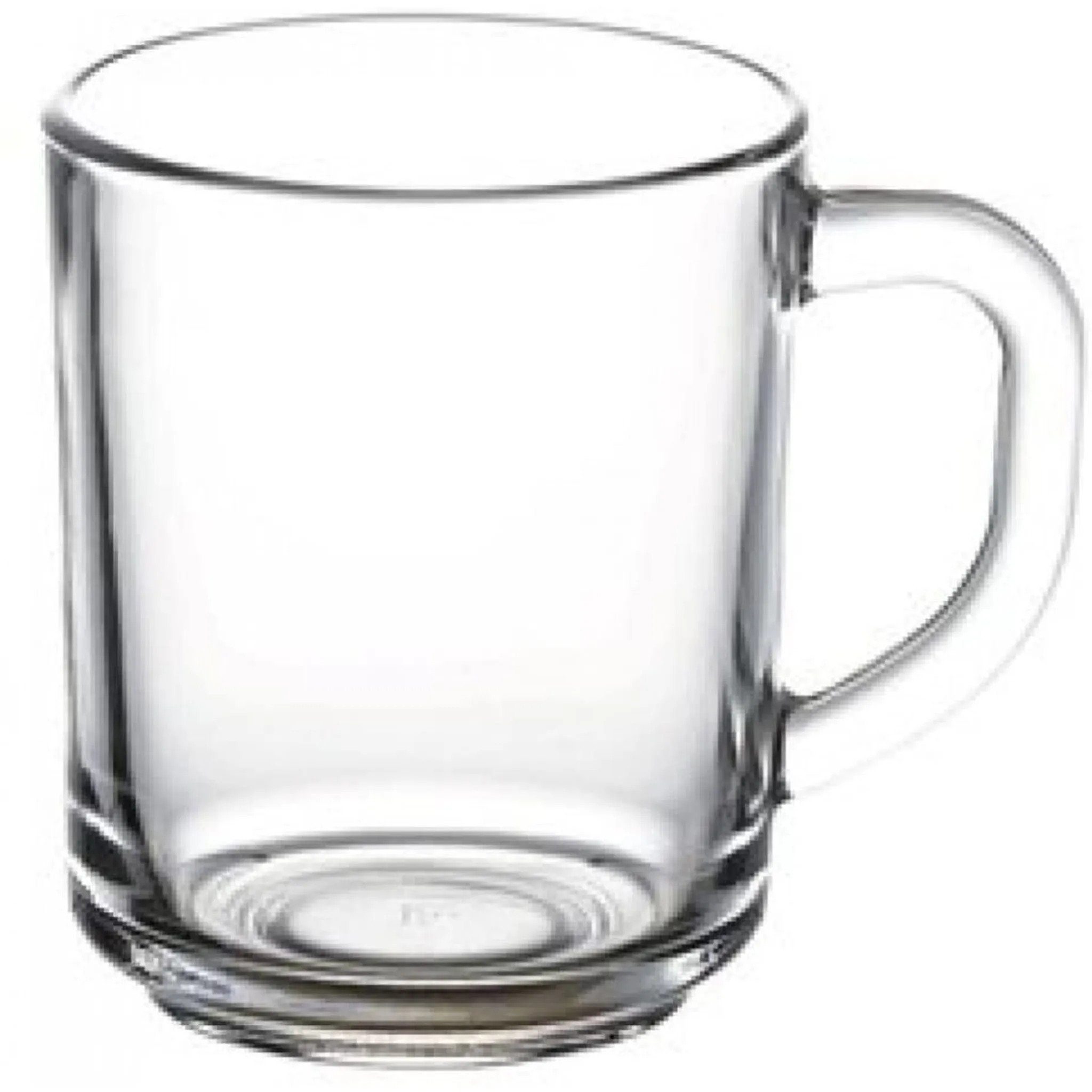 Pasabahce Gläser-Set Pup, 2 Glas, mit Henkel Kaffeeglas