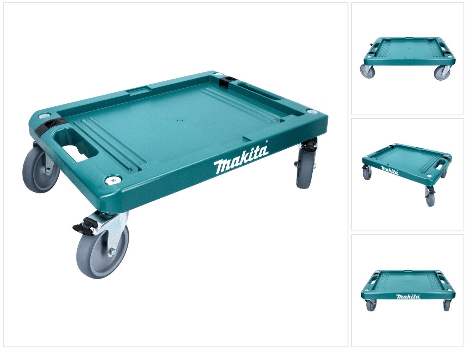 Makita Werkzeugkoffer Makpac Transportwagen Rollwagen 515 x 360 x 150 mm 100 kg Traglast