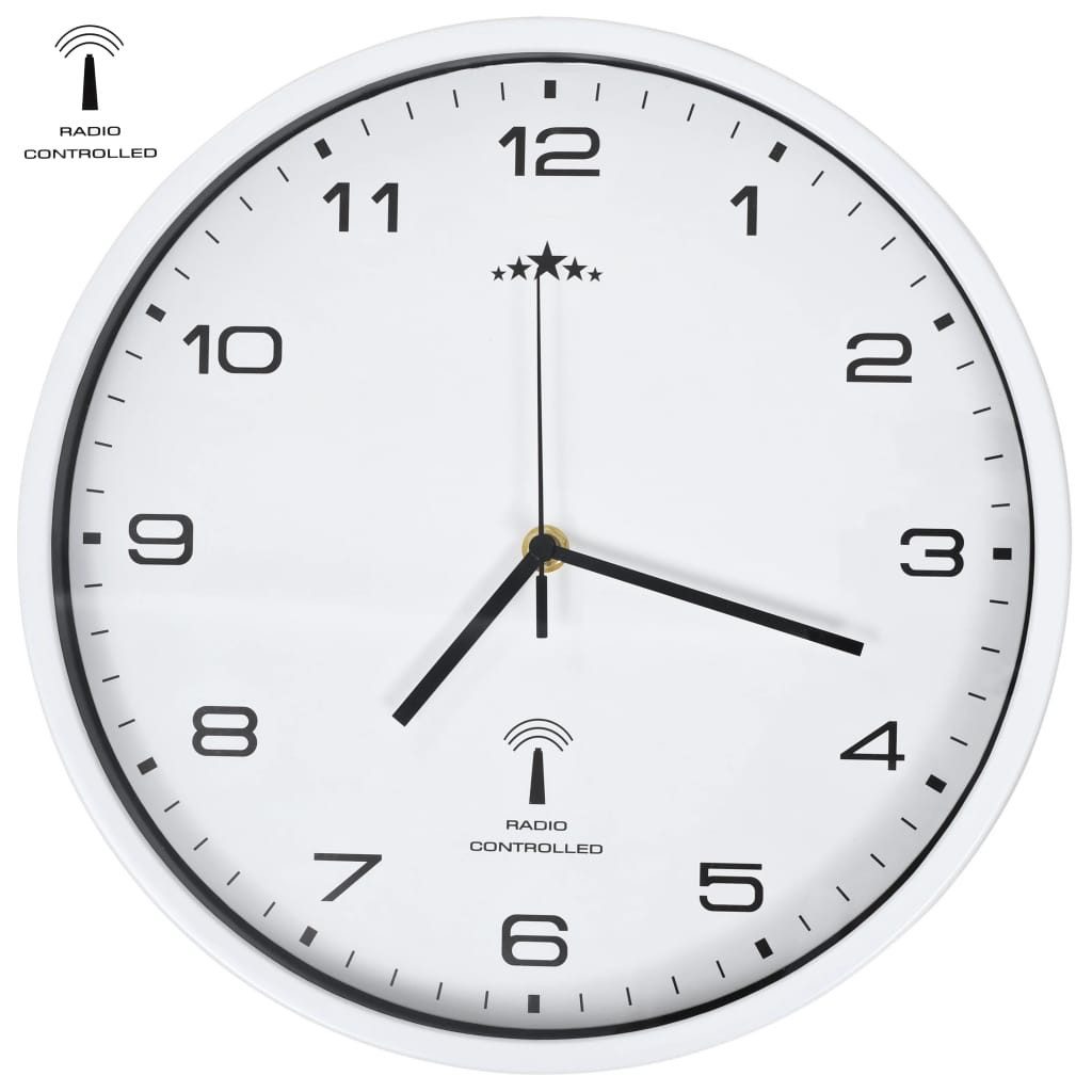 Uhr Funkwanduhr Wanduhr Küchenuhr analoge Anzeige modern mit Quarzwerk 31