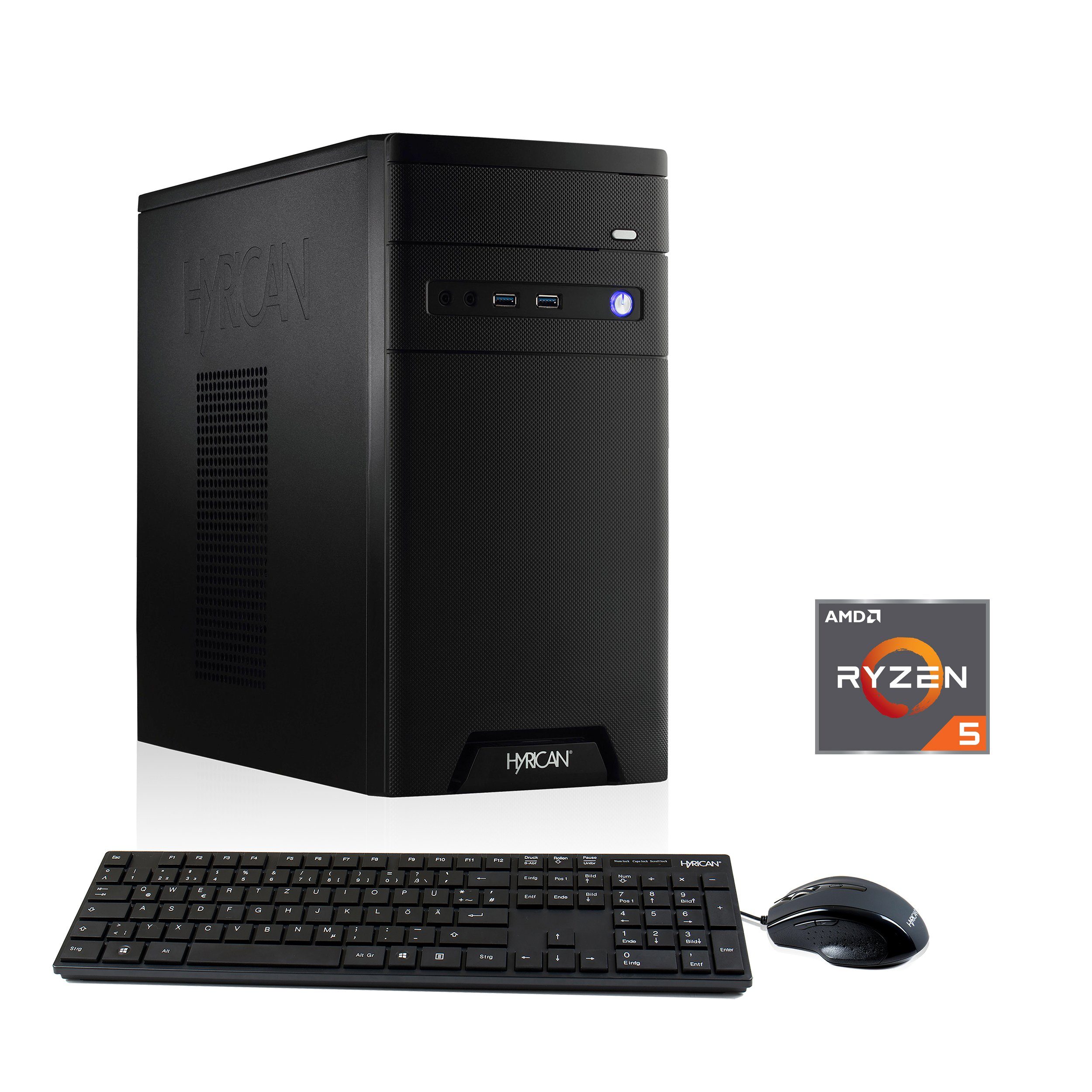 Ryzen Home-Office-PC 5 HDD, 6894 Radeon GB RAM, (AMD Hyrican Luftkühlung) Graphics, GB 2000 8 5600G, PC