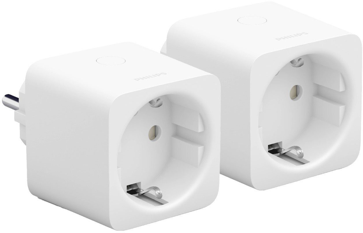 Philips Hue Schalter SmartPlug Steckdose Set 2-St) 2er (Set, Weiß