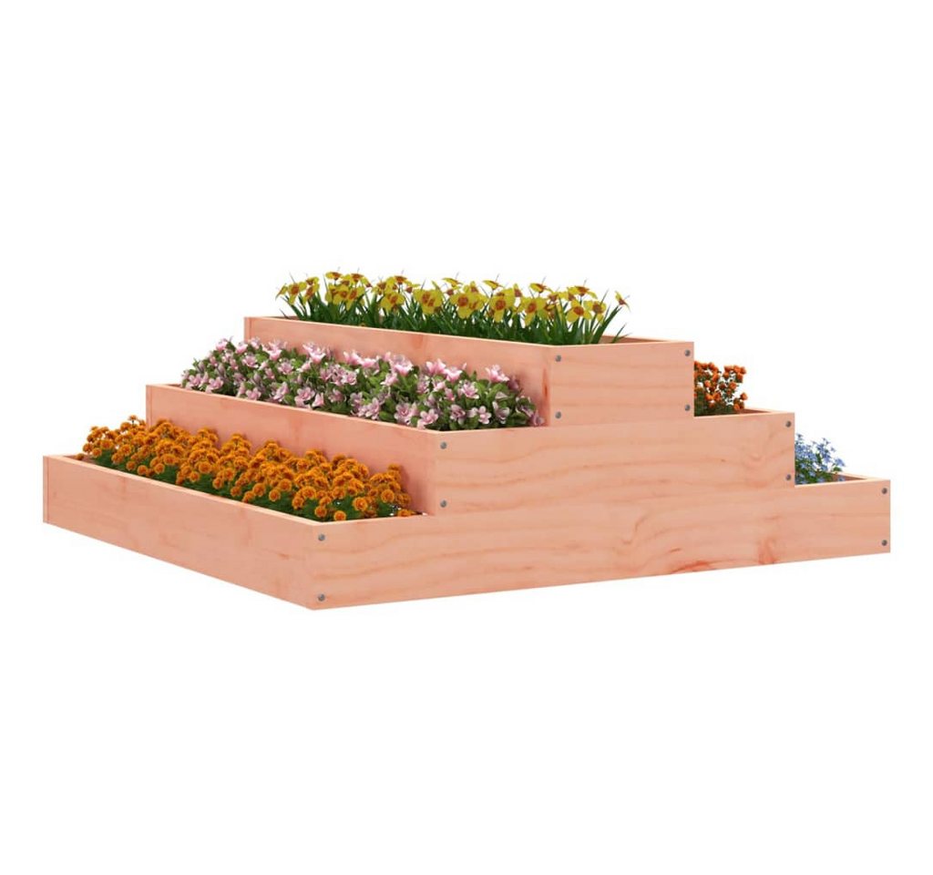 Thumbnail - vidaXL Blumentopf Pflanzkübel 80x80x27 cm Massivholz Douglasie (1 St)