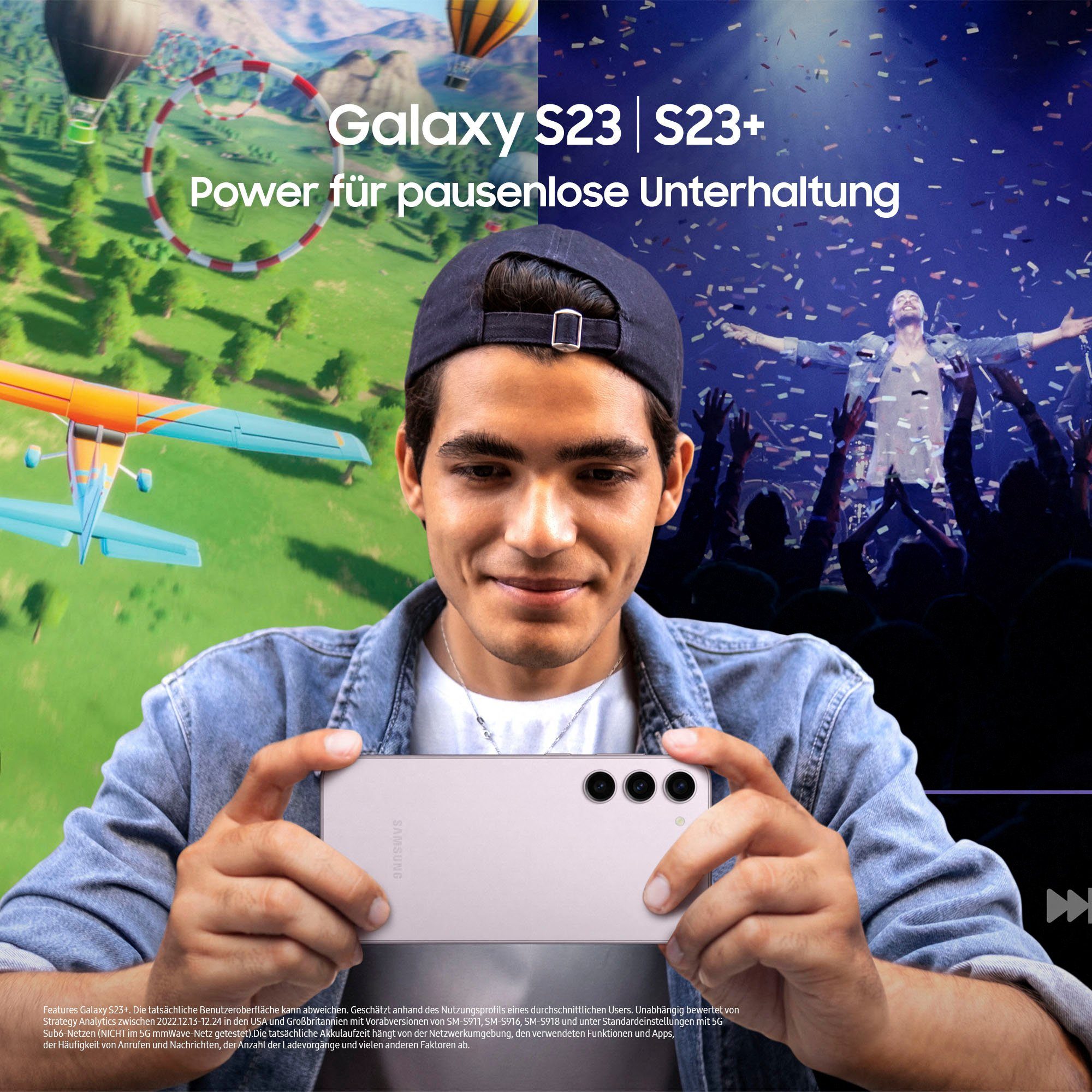 Samsung Galaxy S23, 128 Kamera) cm/6,1 (15,39 Smartphone GB 50 128 Zoll, GB Beige MP Speicherplatz
