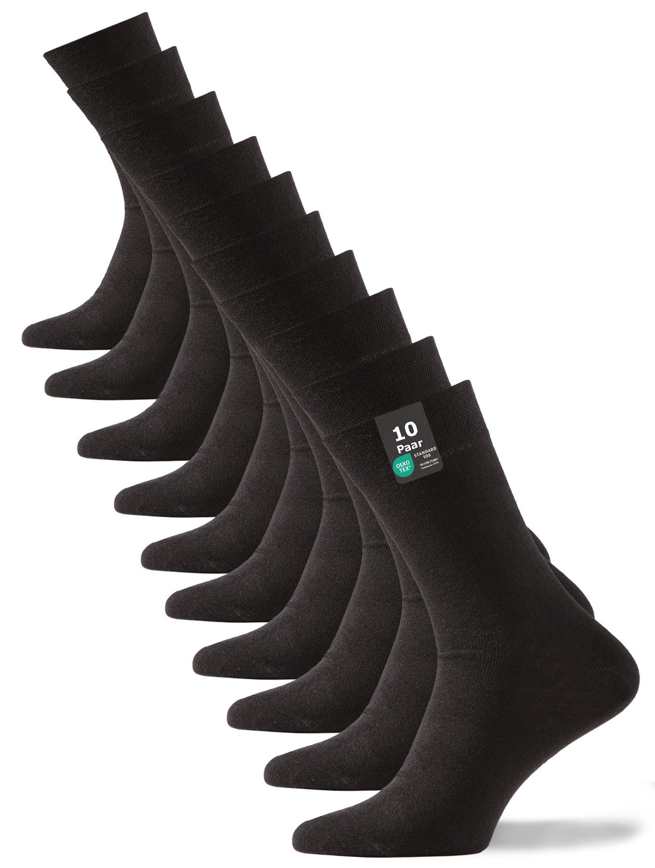 Cotton Prime® Socken Baumwollsocken - Back to Basic (10-Paar) in angenehmer günstig online kaufen