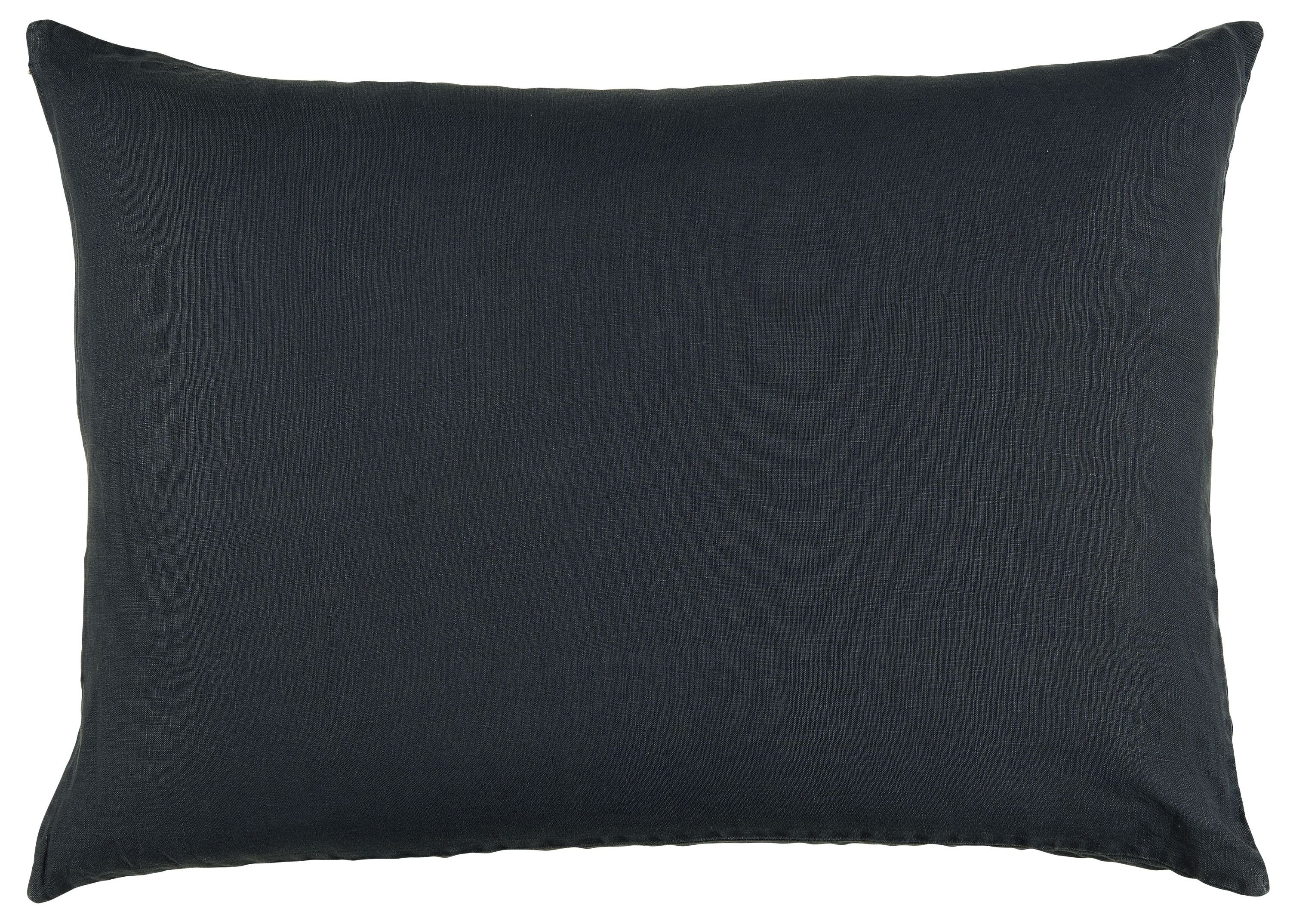 Ib Laursen Kissenbezug Kissenhülle Kissenbezug Leinen Midnight Blue Blau 50x70cm Ib Laursen