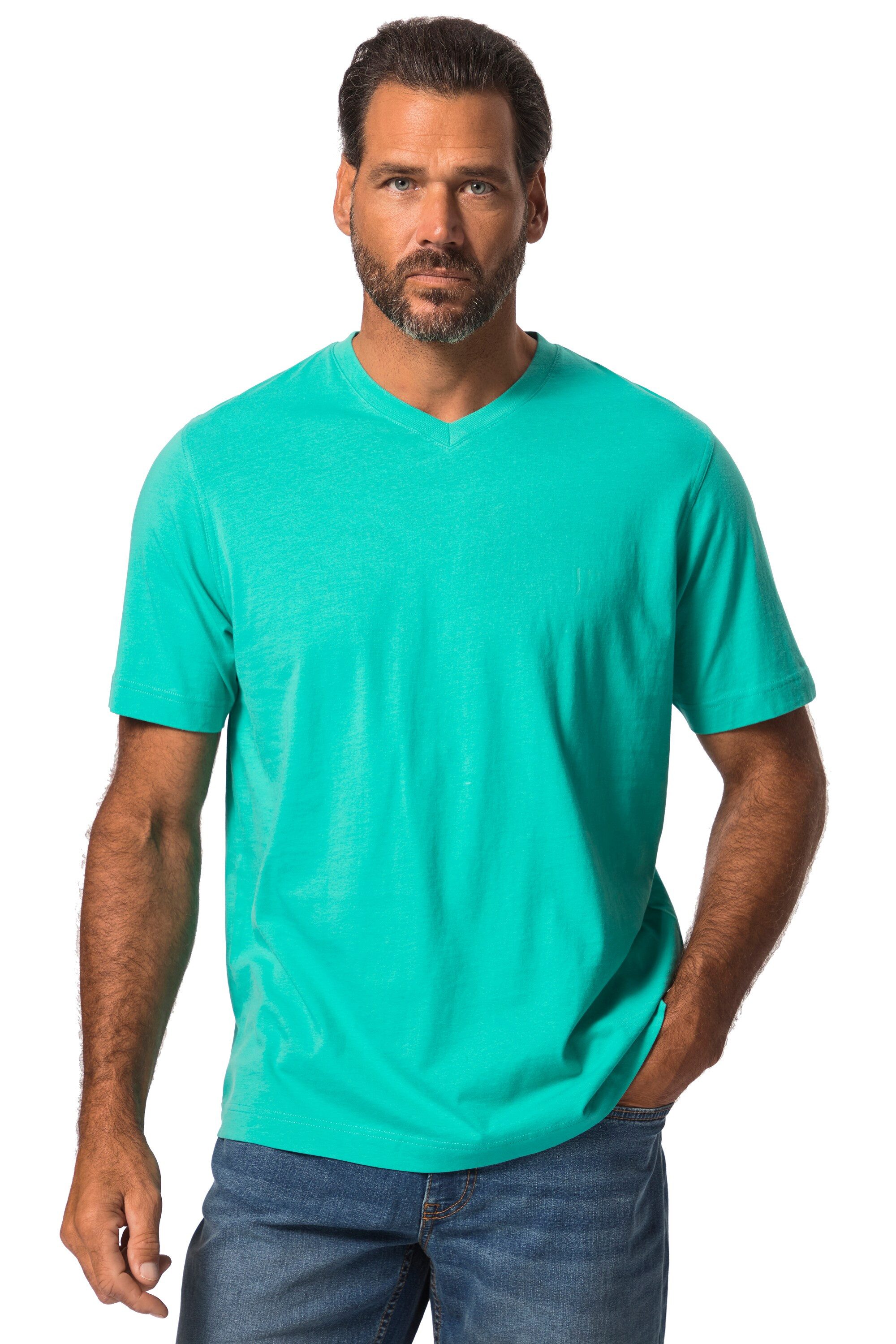 JP1880 T-Shirt T-Shirts Basic 2er-Pack V-Ausschnitt günstig online kaufen