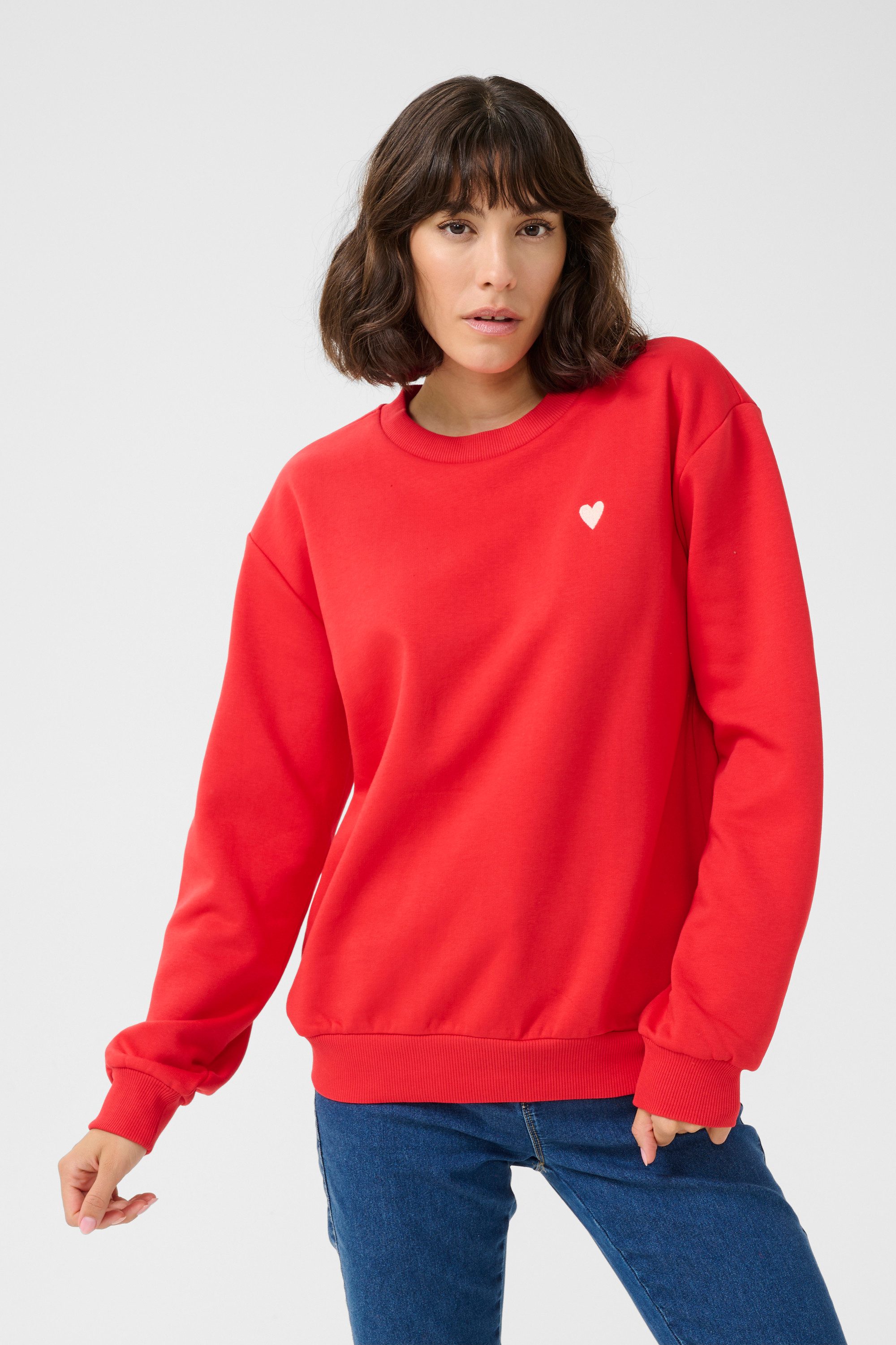 KAFFE Fleecepullover Sweatshirt KAliddy günstig online kaufen