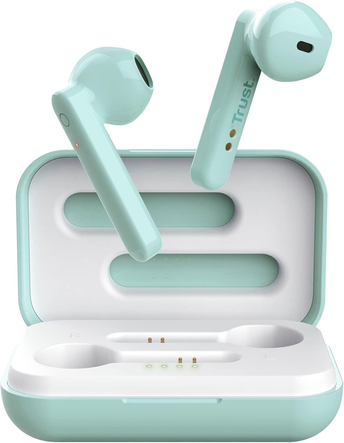 Trust Primo Touch Bluetooth Kopfhörer In-Ear Kabellose Ohrhörer wireless In-Ear-Kopfhörer (Bluetooth, Earbuds mit Ladecase)