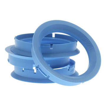 RKC Reifenstift 4x Zentrierringe Hellblau Felgen Ringe Made in Germany, Maße: 70,0 x 57,1 mm