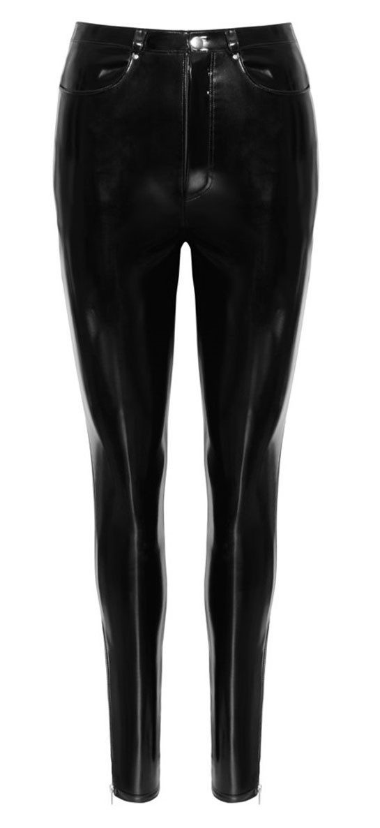 Black Level Leggings Lackoptik-Hose im 5-Pocket-Style