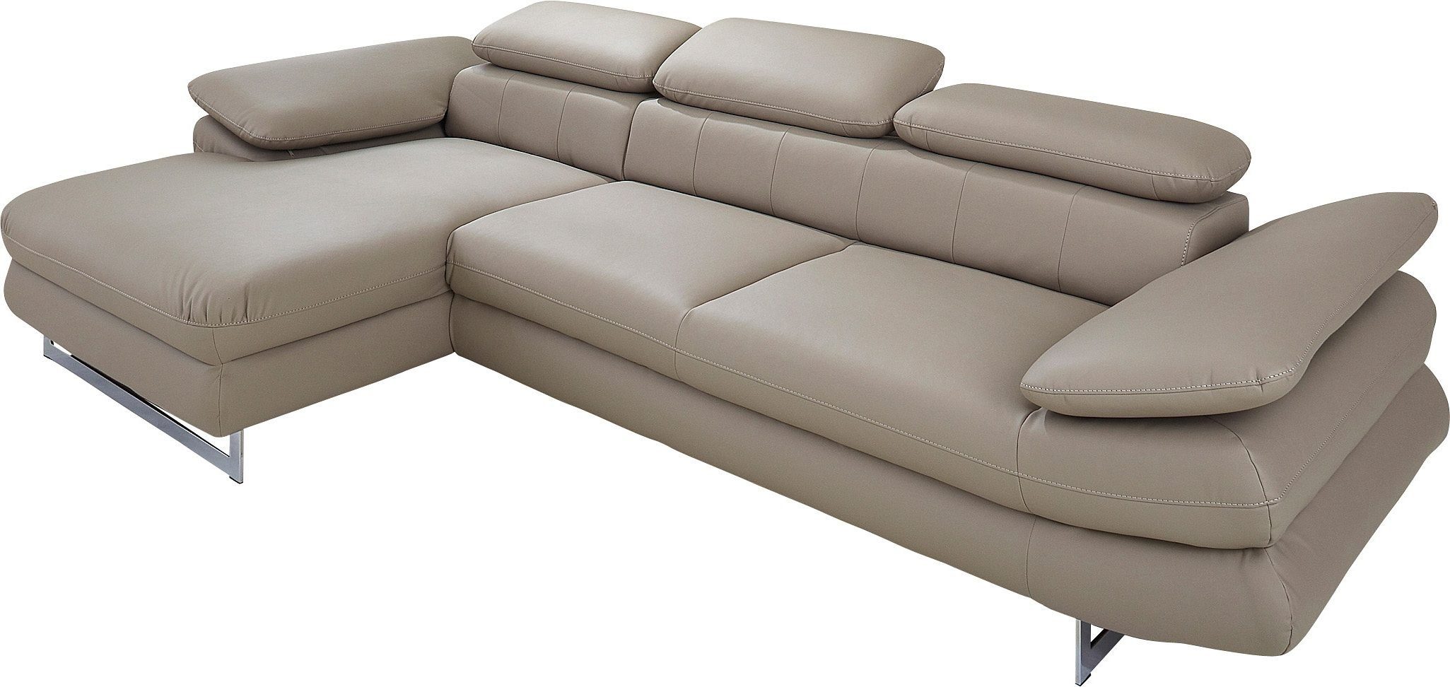 INOSIGN Ecksofa "Solution L-Form", mit Arm- & Kopfteilverstellung, wahlweis günstig online kaufen