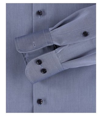 CASAMODA Businesshemd Businesshemd - Comfort Fit - Langarm - Einfarbig - Blau
