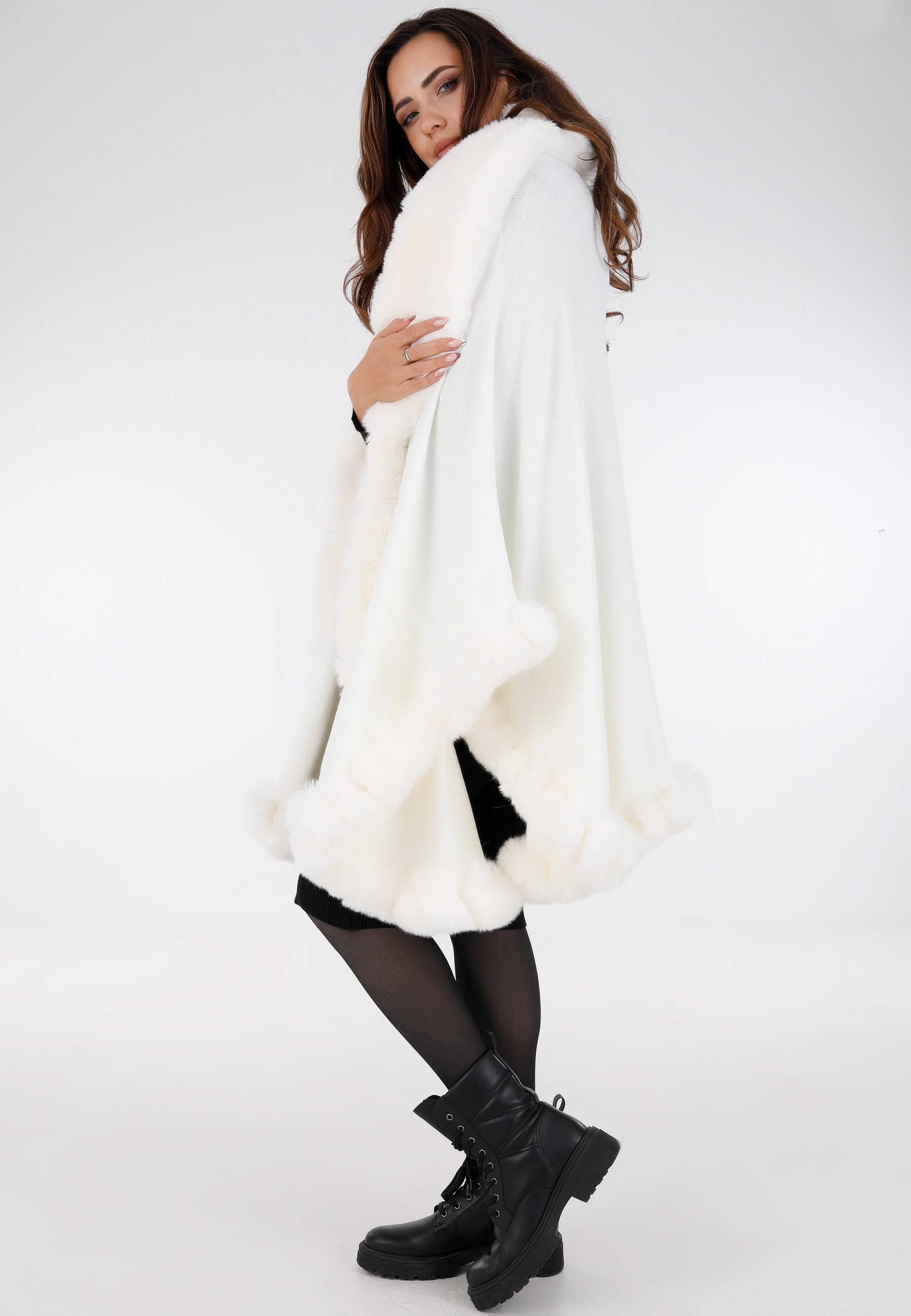 YC Fashion & Style Poncho Eleganter günstig online kaufen