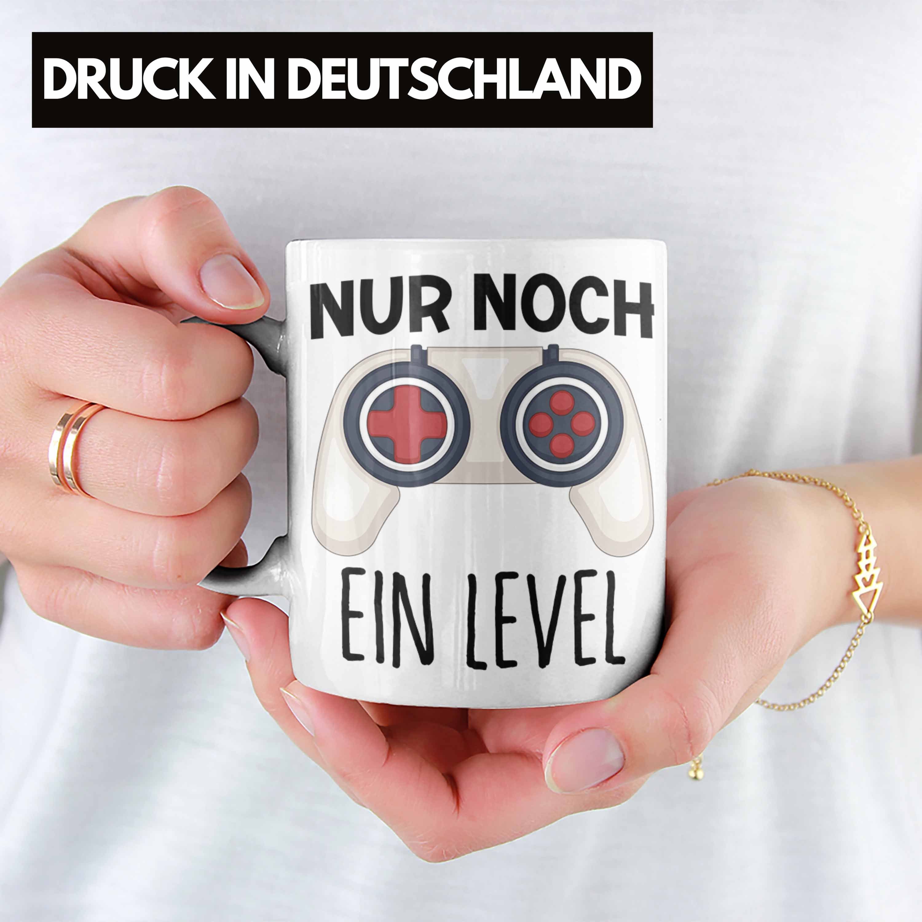 Tasse Level Spruch Trendation Geschenk Ein Tasse - Weiss Trendation Noch Zocker Nur Gamer für