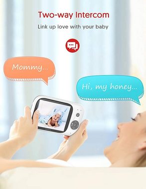 HZRC Video-Babyphone Victure BM32 Video Monitor Babyphone / Babyfone, Video-Babyphone mit Kamera und 2-Wege-Audio