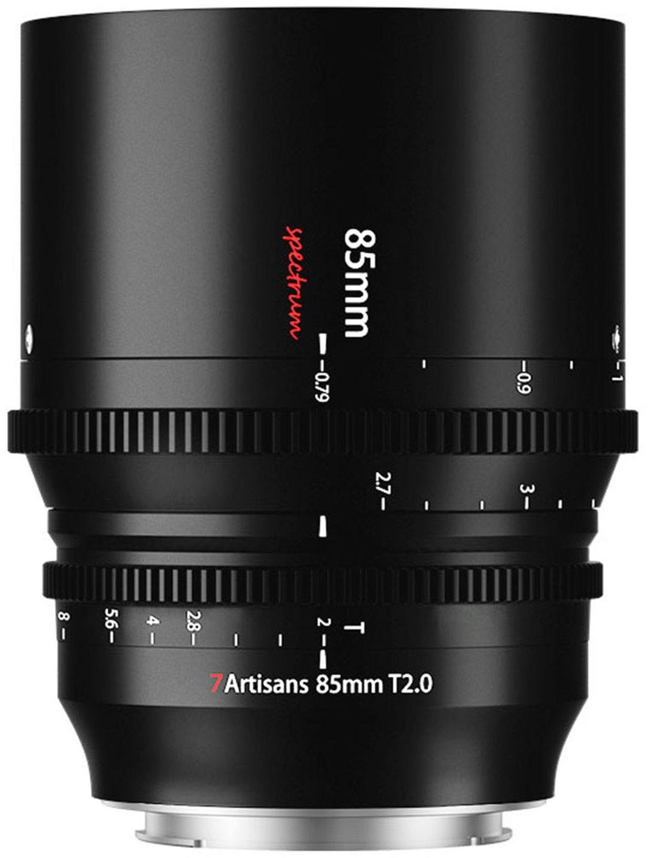 Zoomobjektiv 85mm RF Spectrum T2.0 Canon 7Artisans
