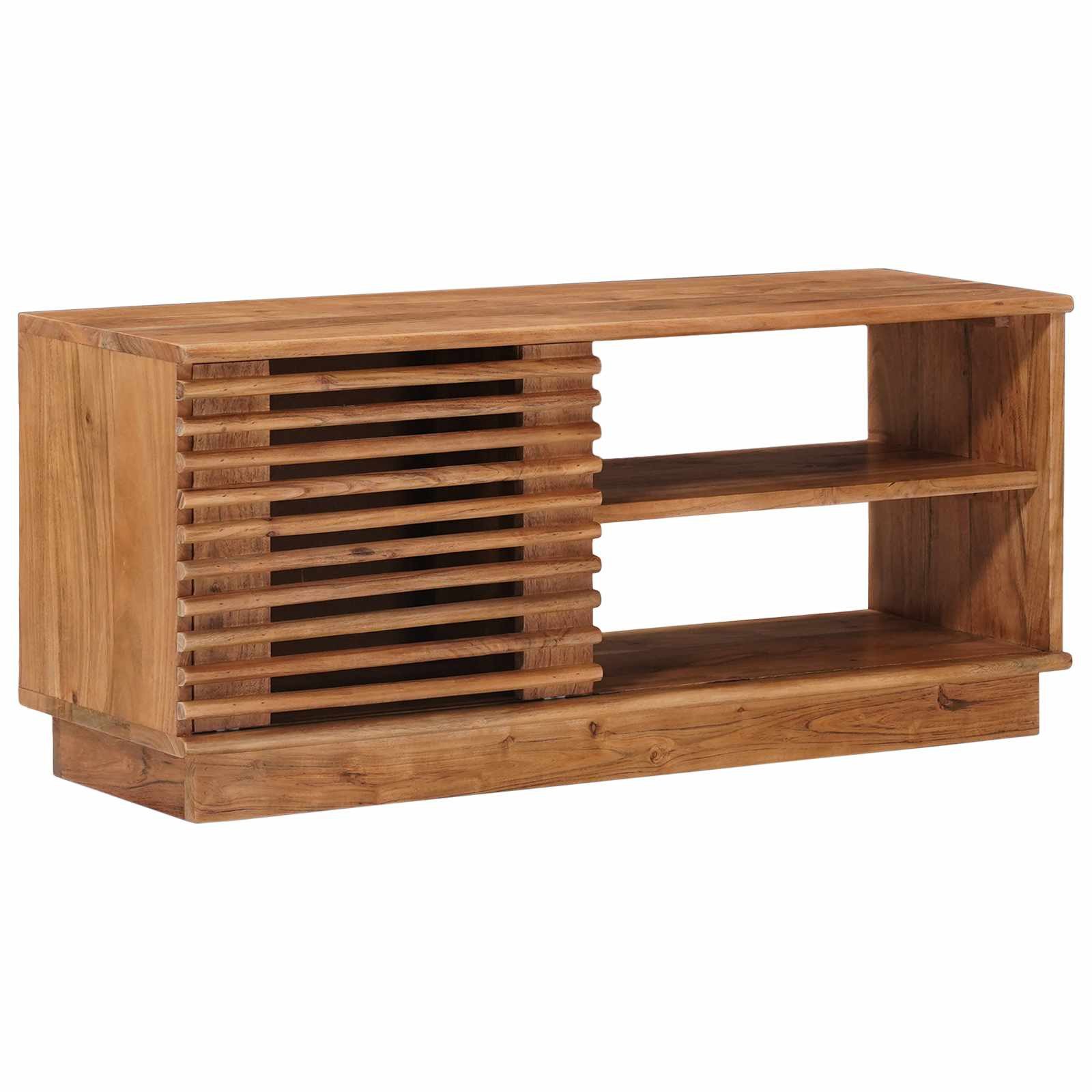 vidaXL TV-Schrank TV-Schränk mit Speicher mit Tür Natur 90 x 30 x 40 cm (1-St)