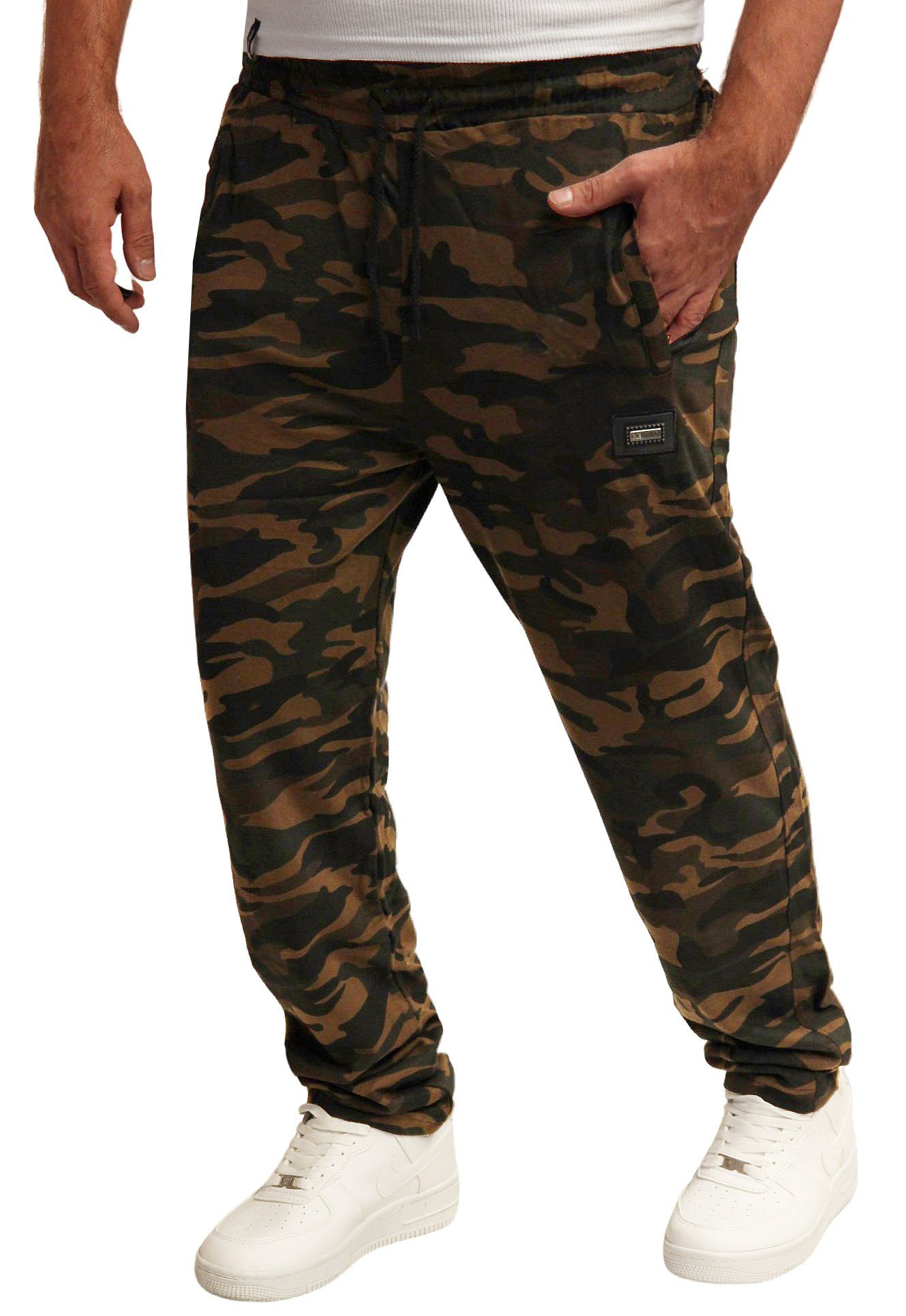 Tarn Fitnesshose Herren Jogginghose Camouflage-Grün RMK Trainingshose Camouflage Hose Army Jogginghose (2007)