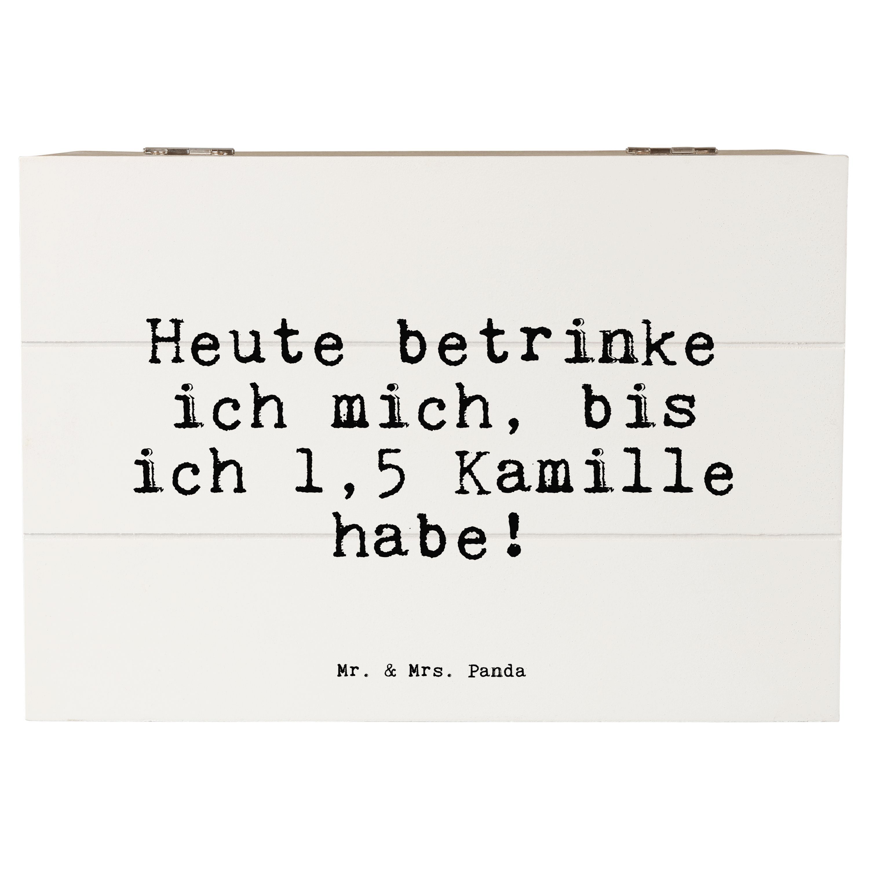 Mr. & Mrs. Panda Dekokiste »Heute betrinke ich mich,... Weiß