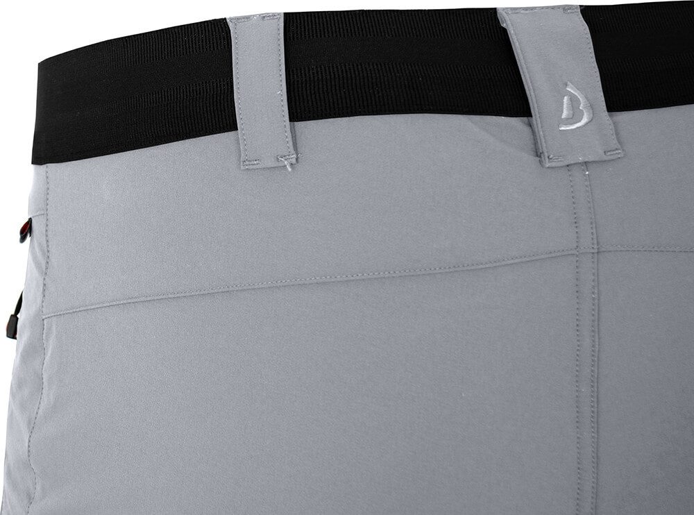 Bergson Outdoorhose ARRESÖ COMFORT Herren Wanderhose, leicht, strapazierfähig, Langgrößen, hellgrau