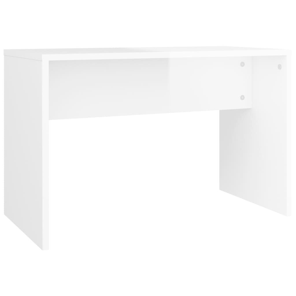 vidaXL Sitzhocker, Schminkhocker Hochglanz-Weiß 70x35x45 cm günstig online kaufen