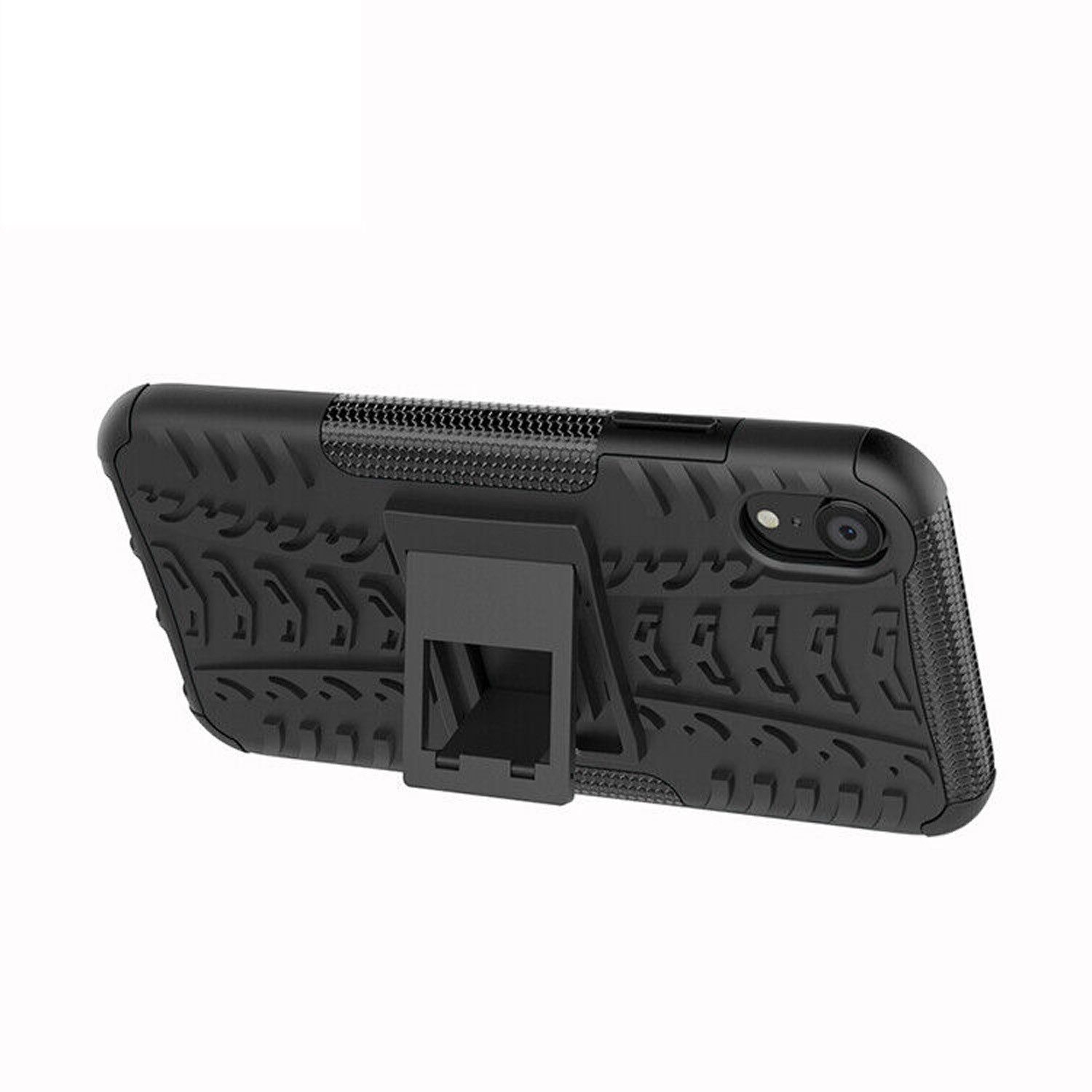 betterfon Handyhülle für Apple iPhone Robuste Outdoor Schutzhülle Panzer Case, Stoßfeste Dual-Layer Hülle mit Kickstand kratzfest und formstabil