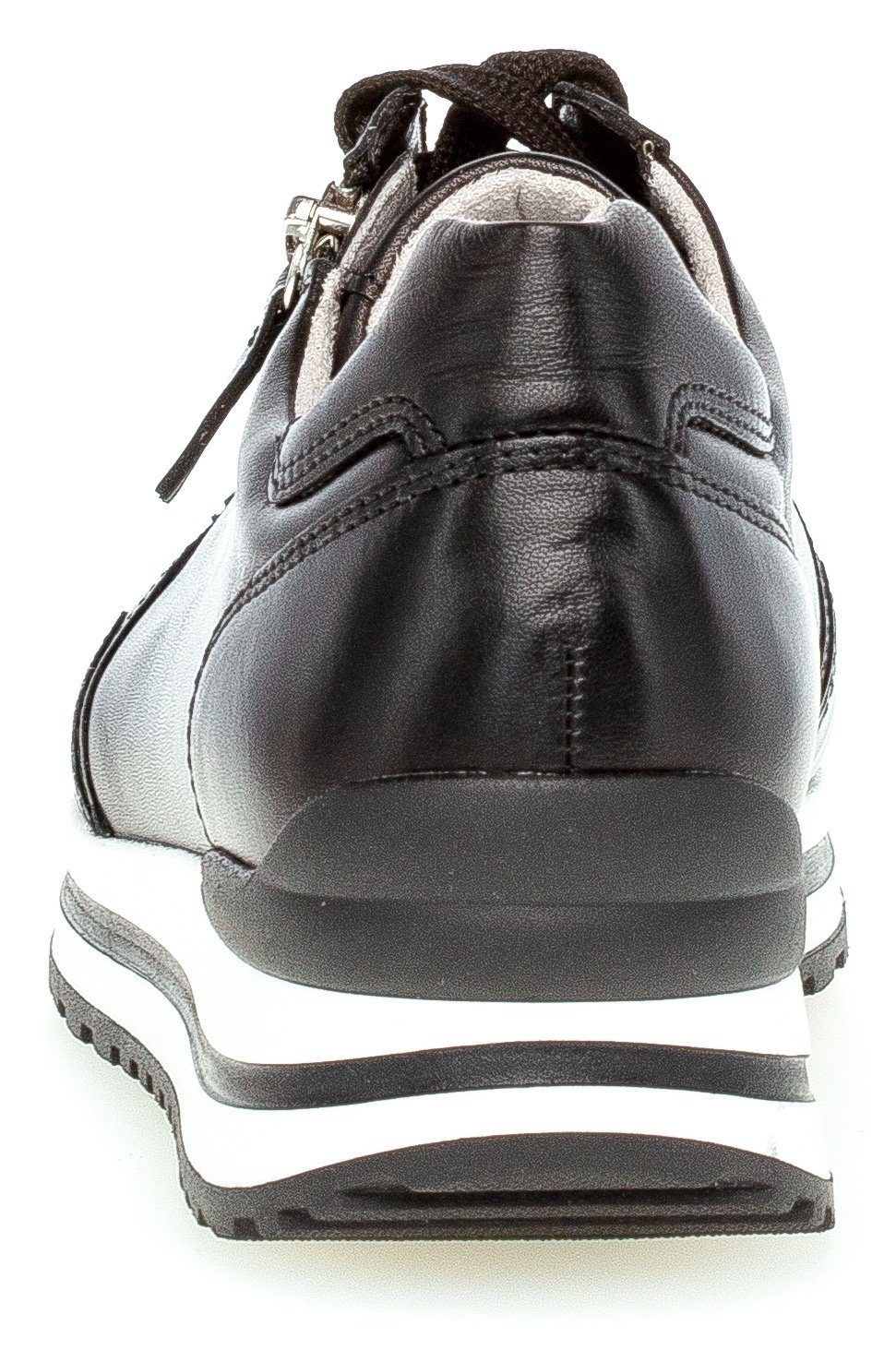 Gabor Turin Keilsneaker mit gepolstertem schwarz Schaftrand, H Komfortweite